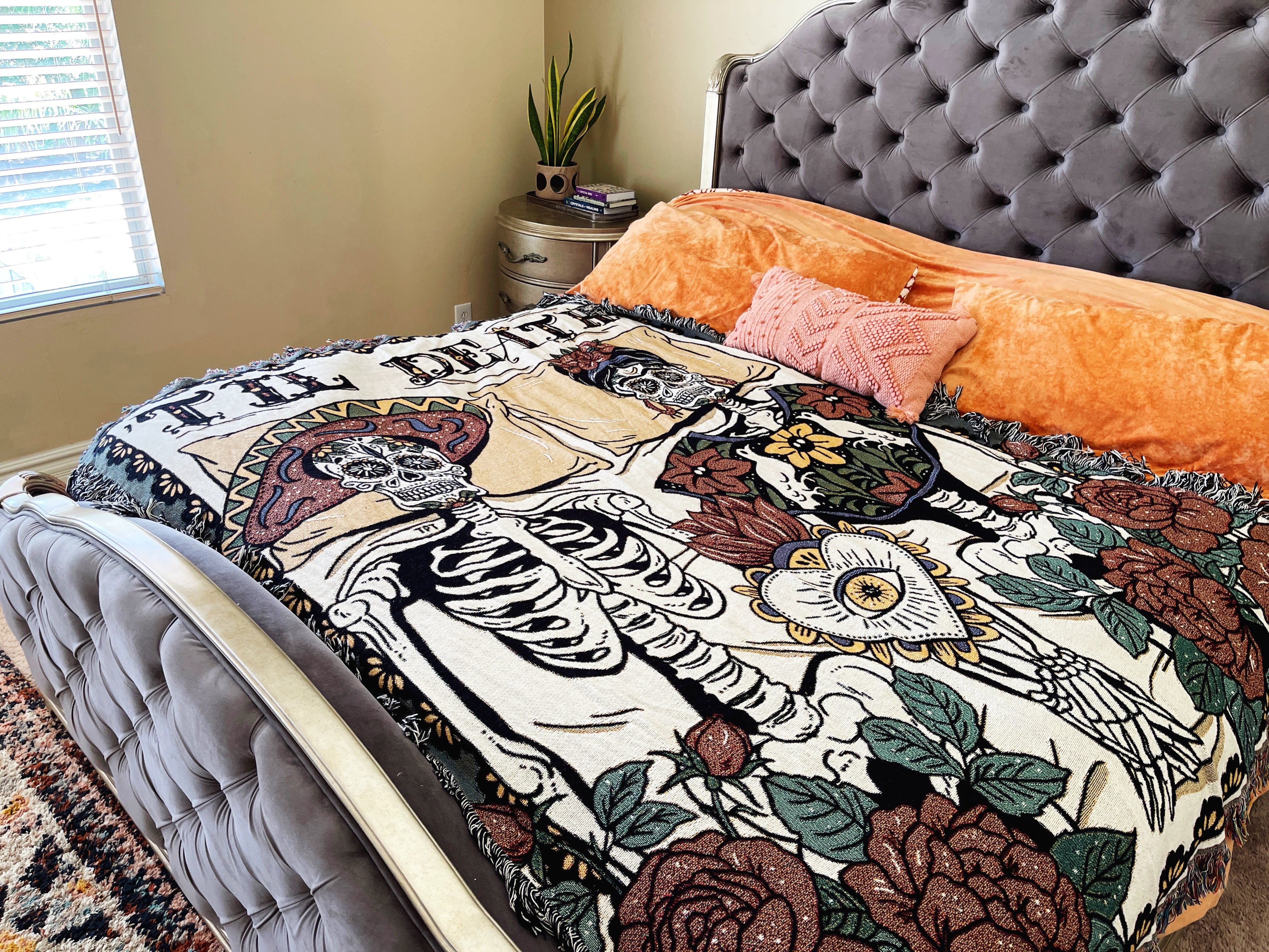 'TIL DEATH // WOVEN FRINGE BLANKET