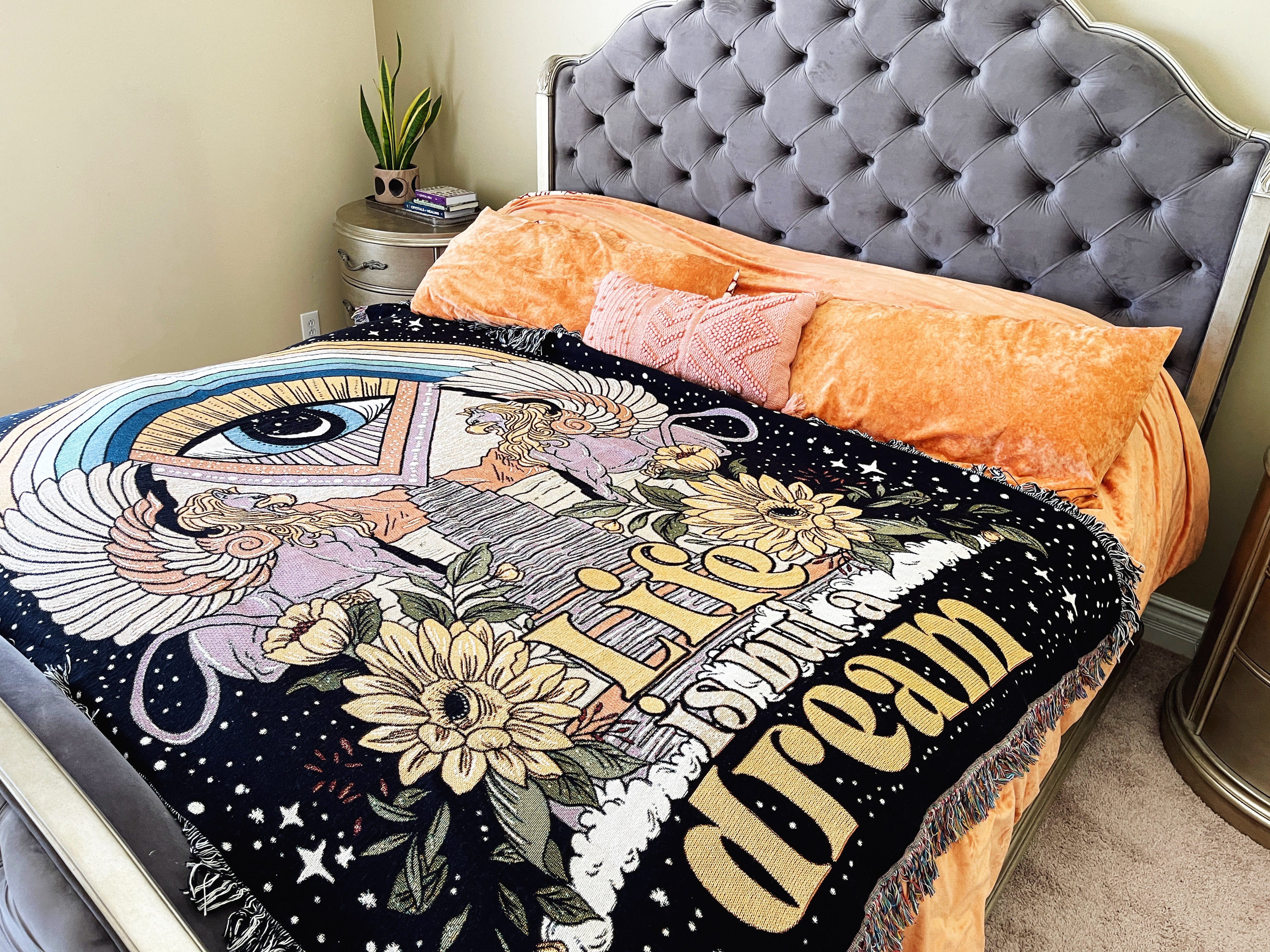 LIFE IS BUT A DREAM // WOVEN FRINGE BLANKET