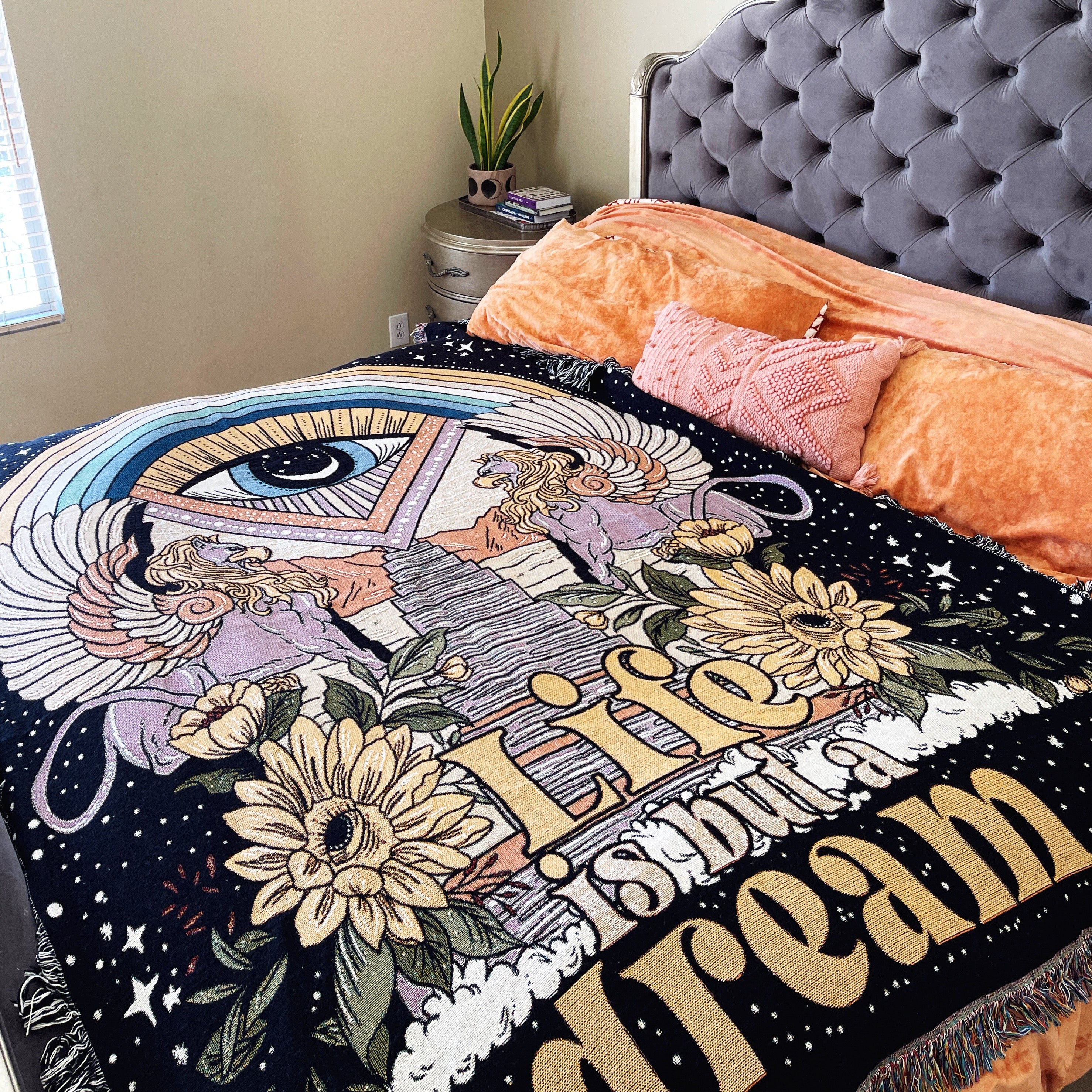 LIFE IS BUT A DREAM // WOVEN FRINGE BLANKET
