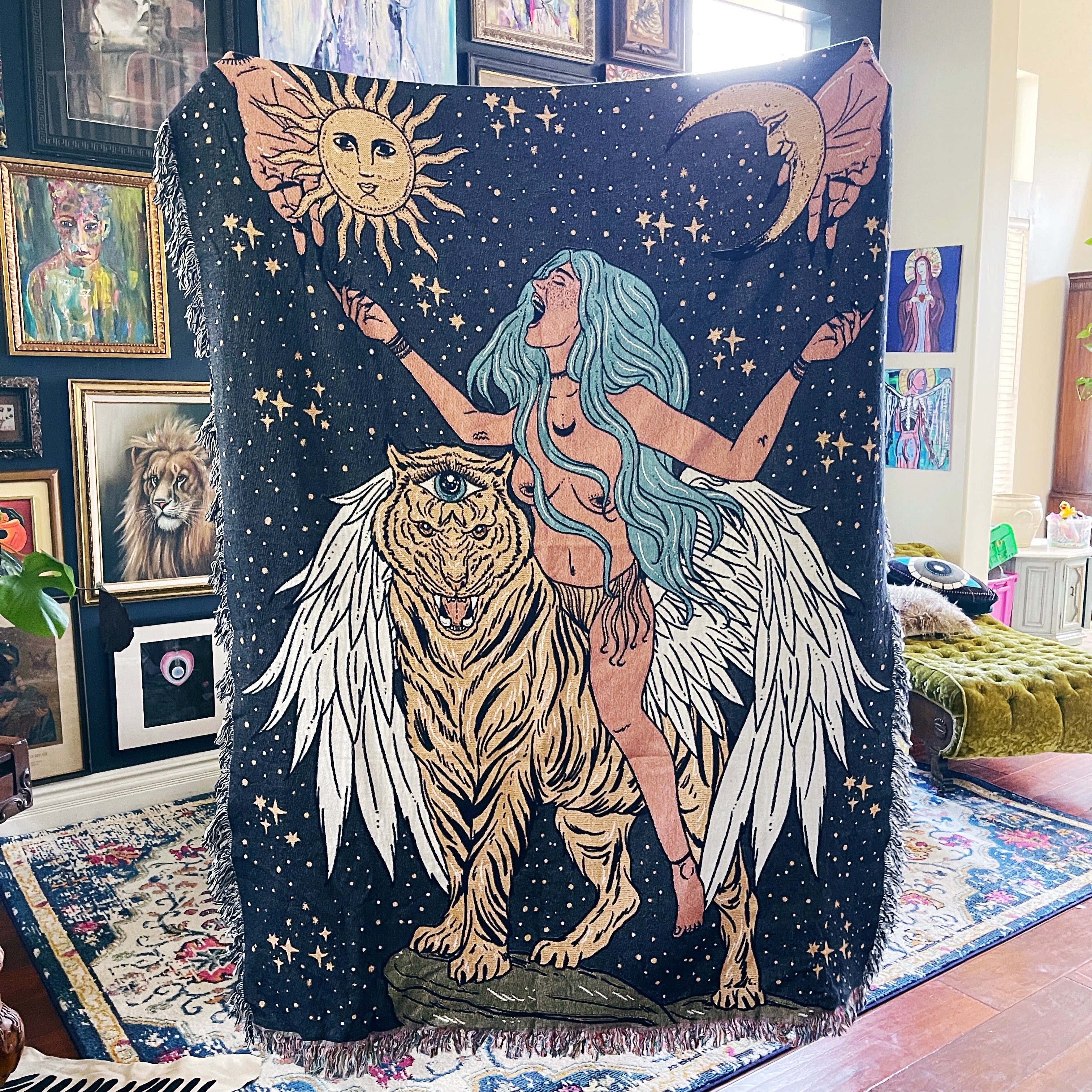 MY INNER WILD // WOVEN FRINGE BLANKET