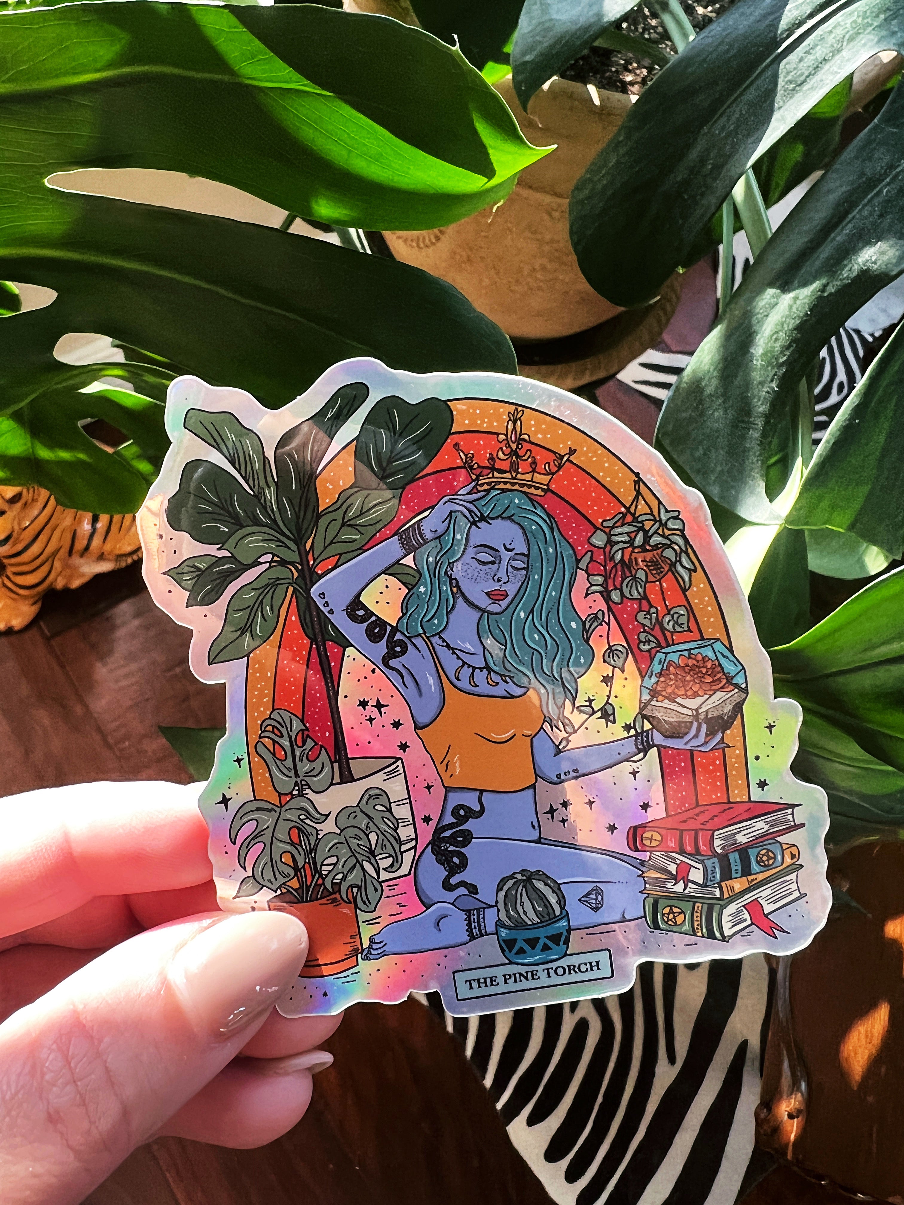 I'M THE QUEEN OF ALL MY DREAMS « HOLOGRAPHIC STICKER »