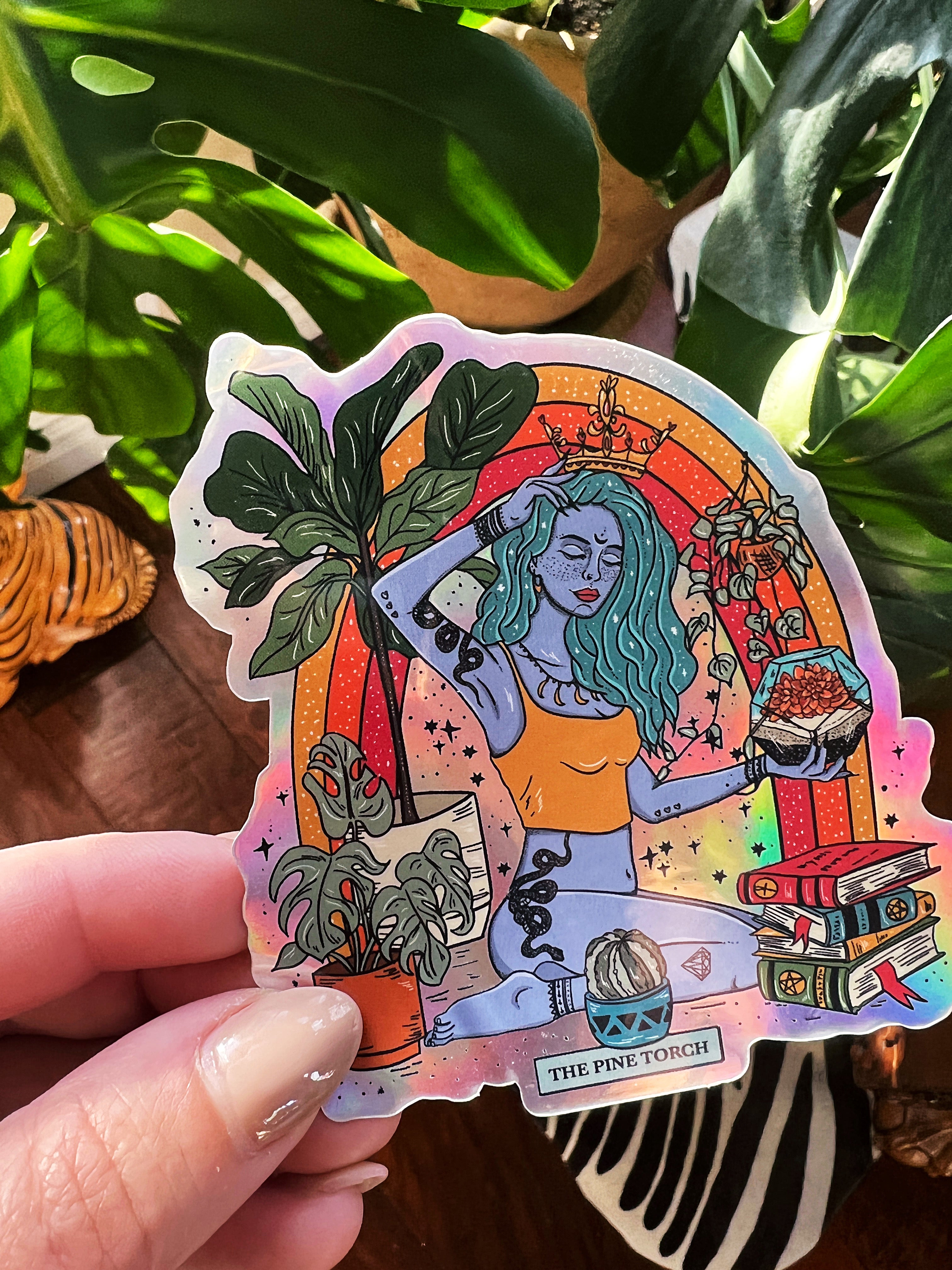 I'M THE QUEEN OF ALL MY DREAMS « HOLOGRAPHIC STICKER »