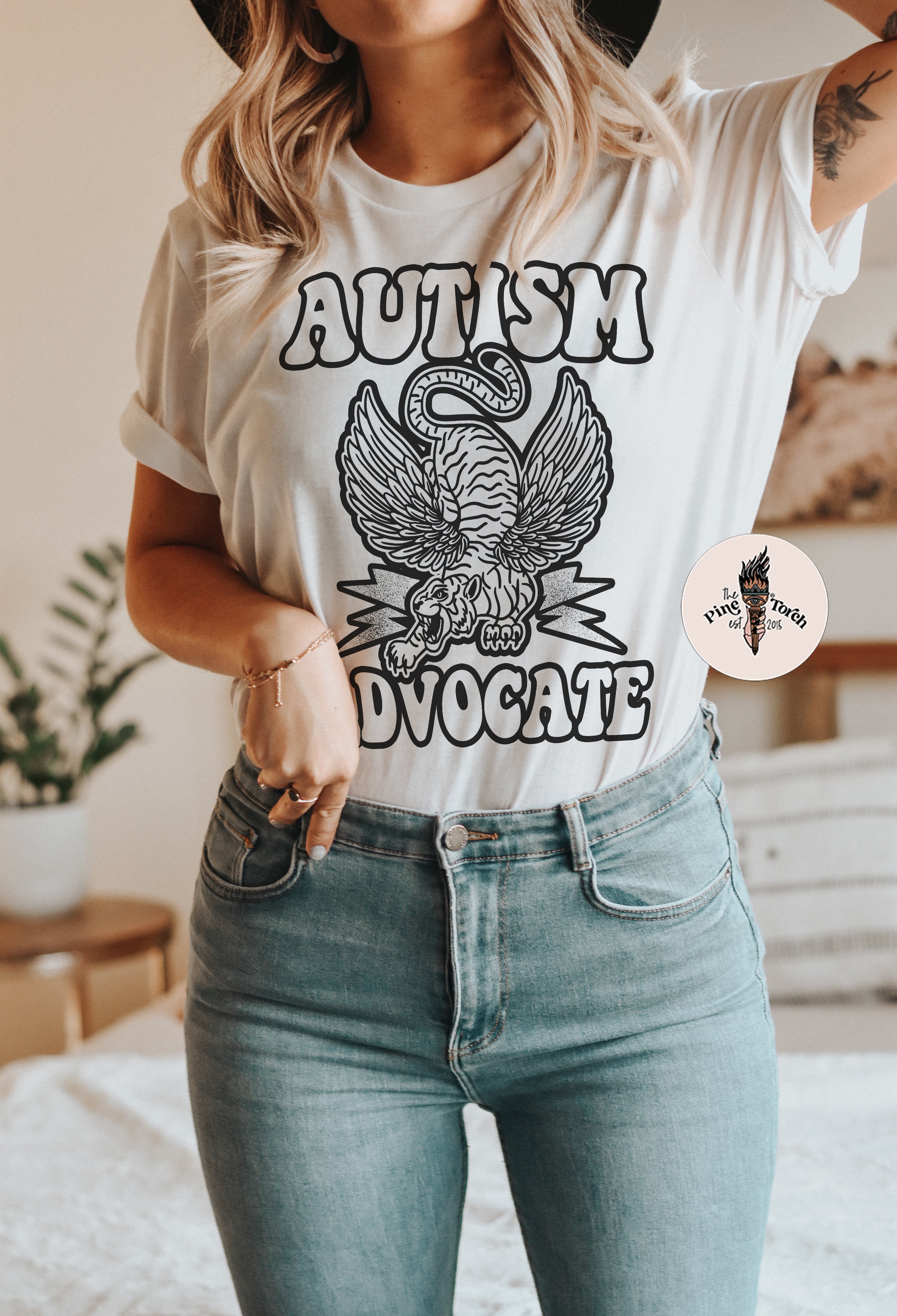 AUTISM ADVOCATE TIGER // UNISEX TEE