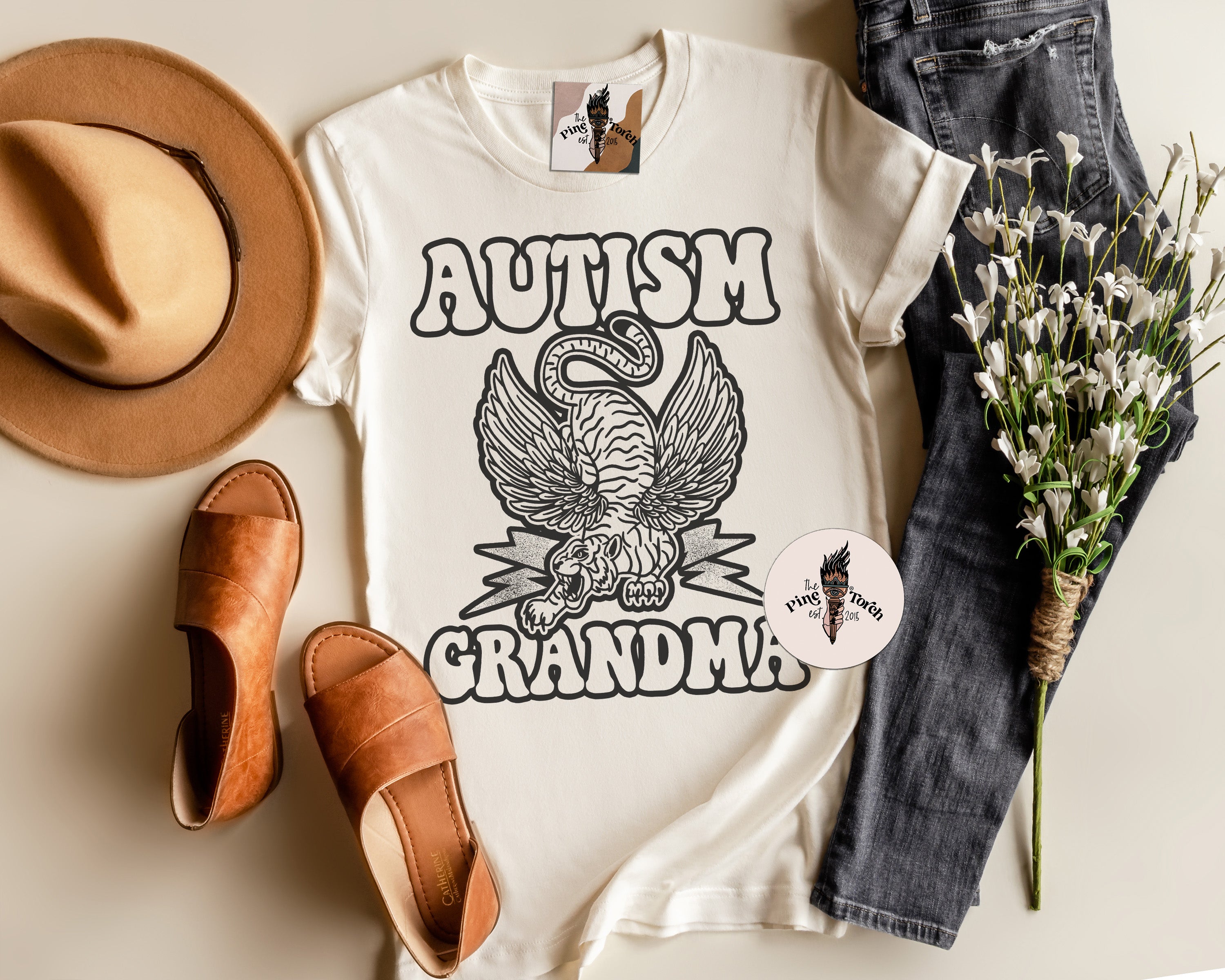 « AUTISM GRANDMA » UNISEX TEE