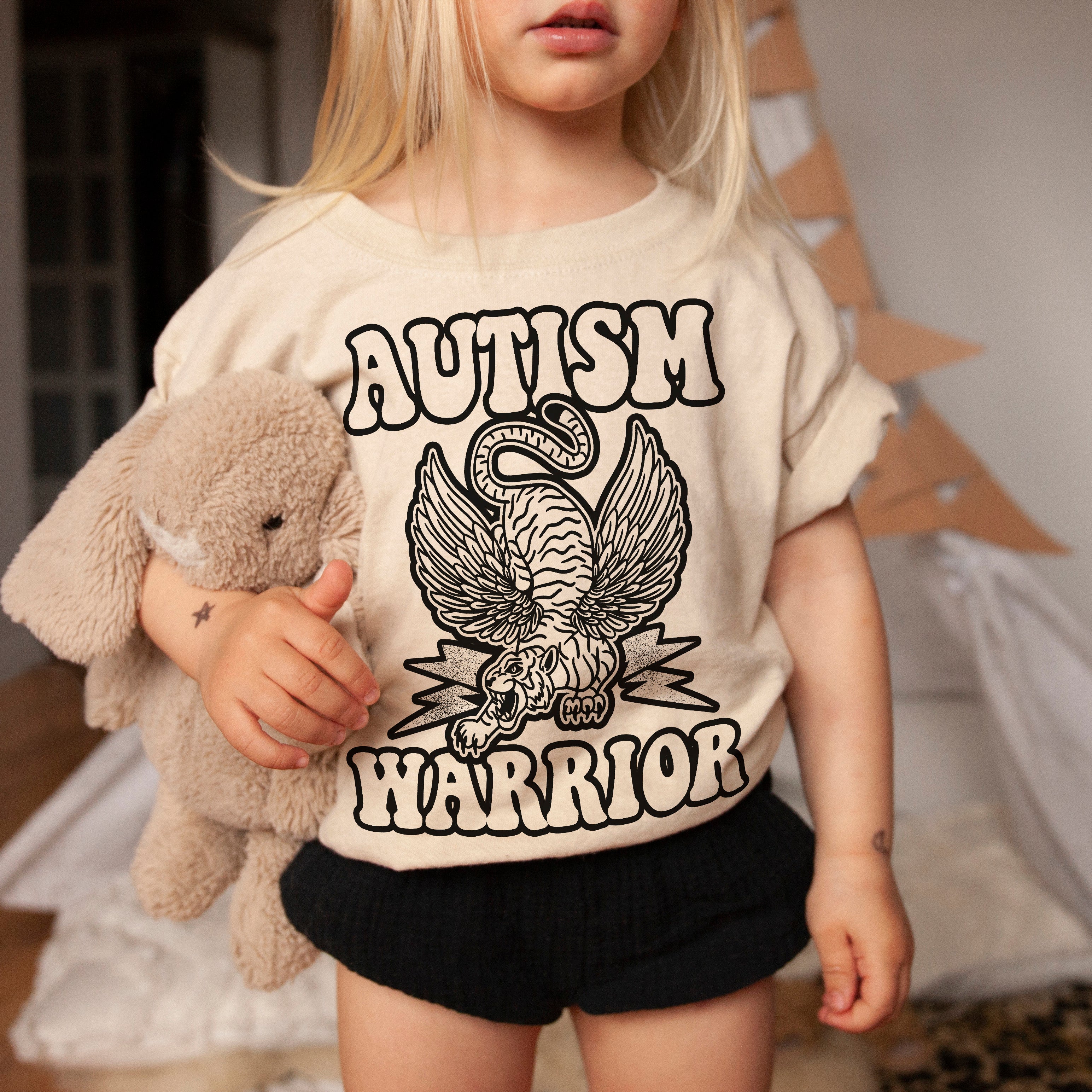 « AUTISM WARRIOR (TIGER) » KIDS/YOUTH TEE