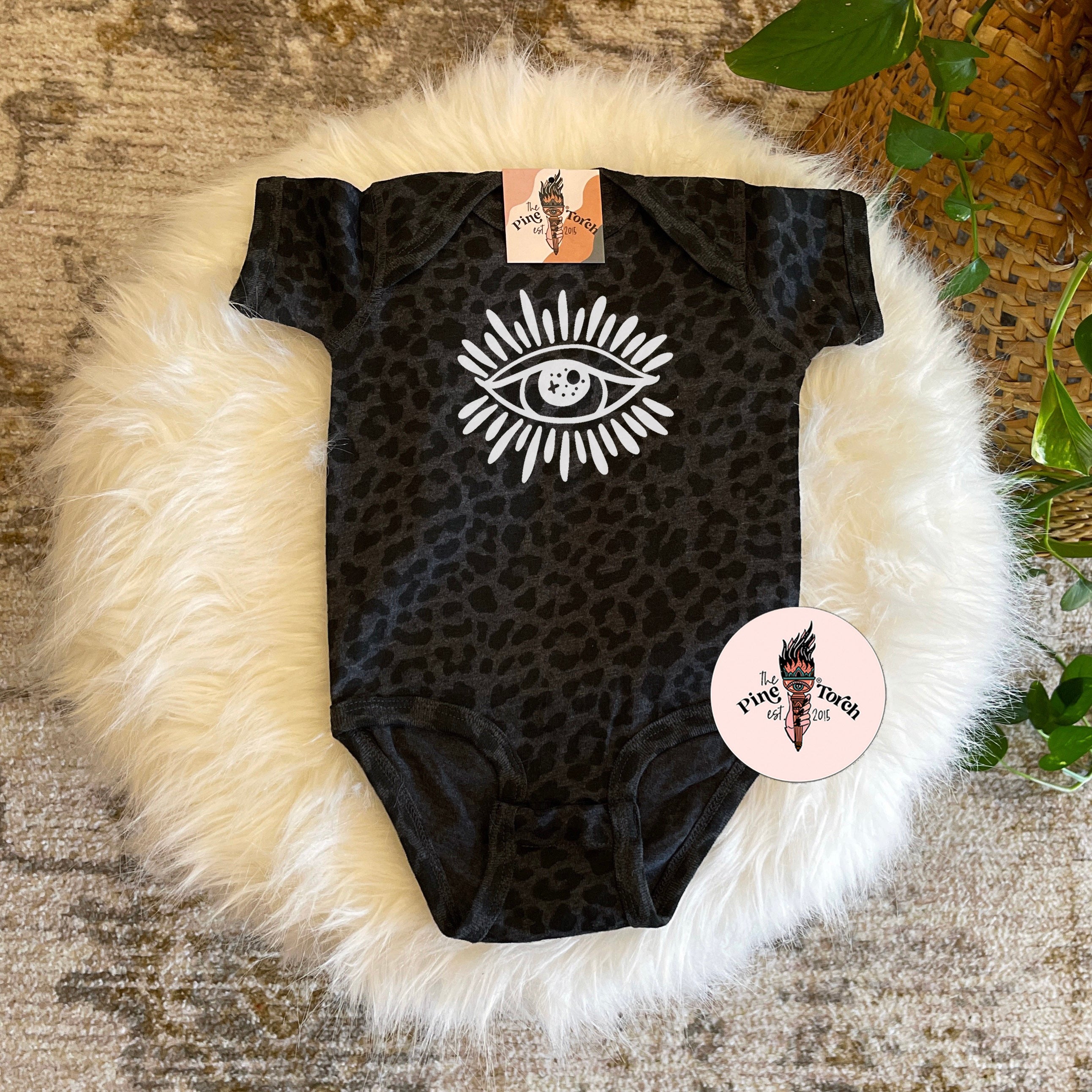 « EVIL EYE » LEOPARD PRINT BODYSUIT