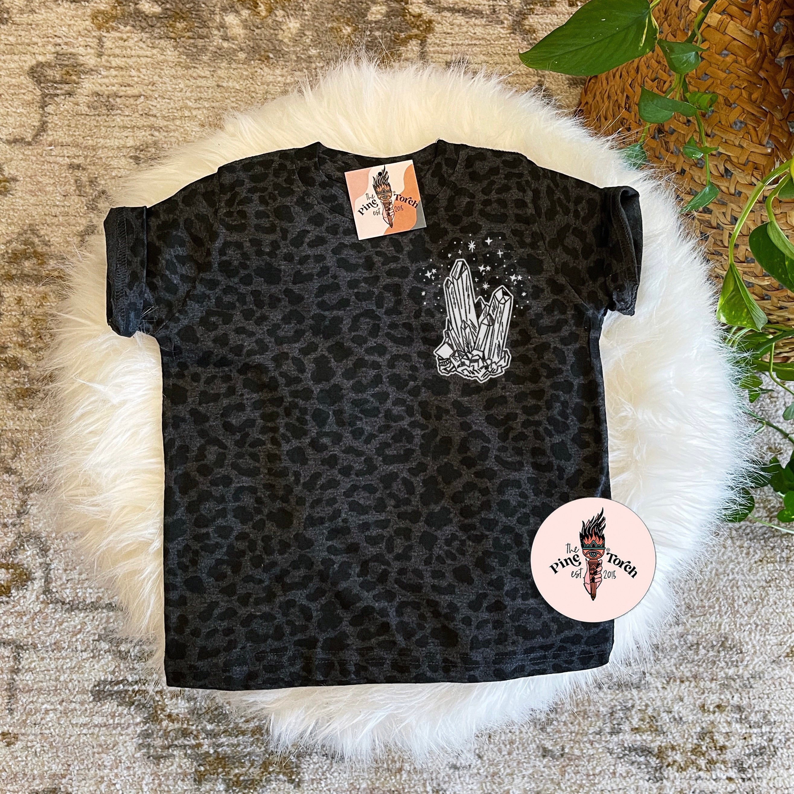 « CRYSTALLINE » LEOPARD PRINT TEE