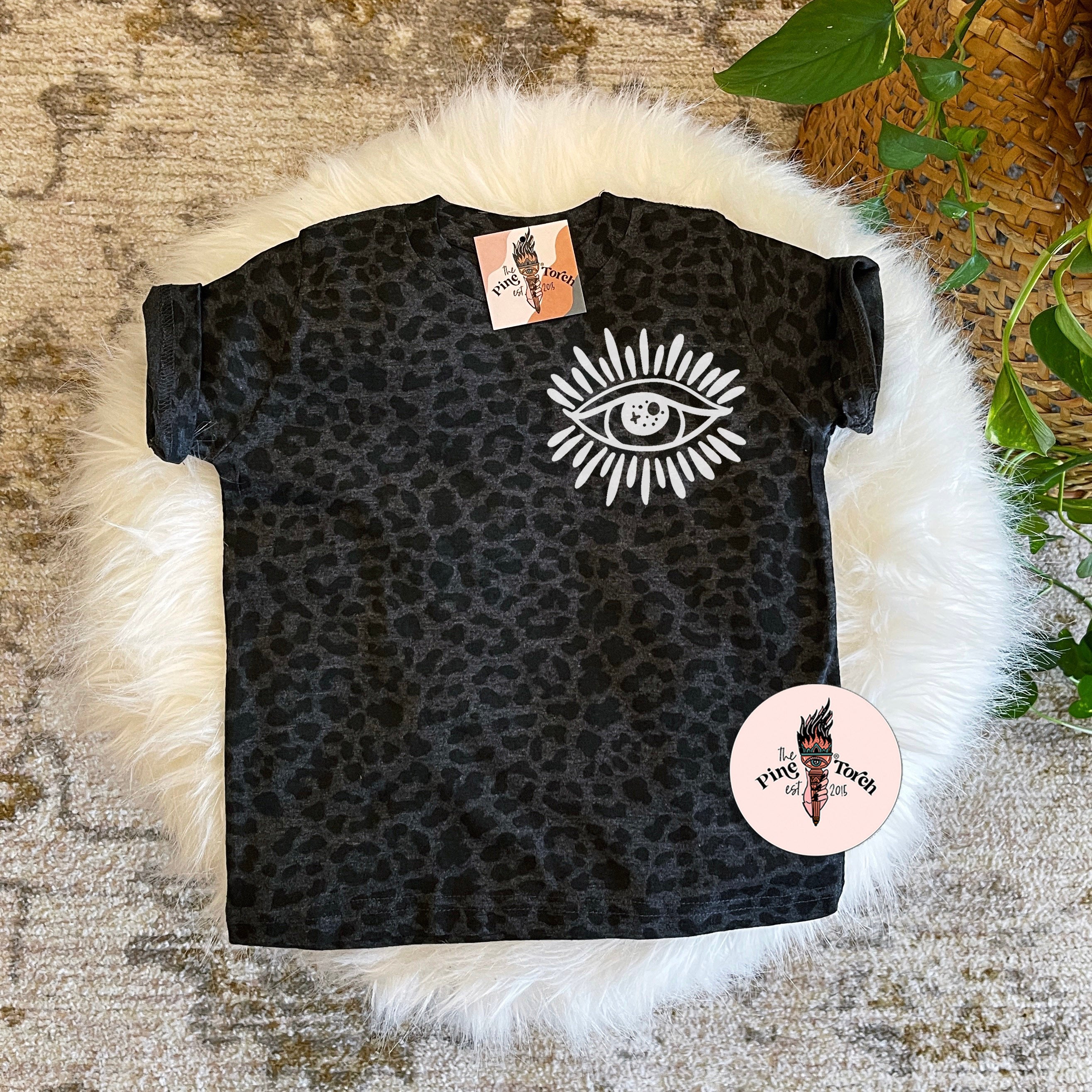 « EVIL EYE » LEOPARD PRINT TEE
