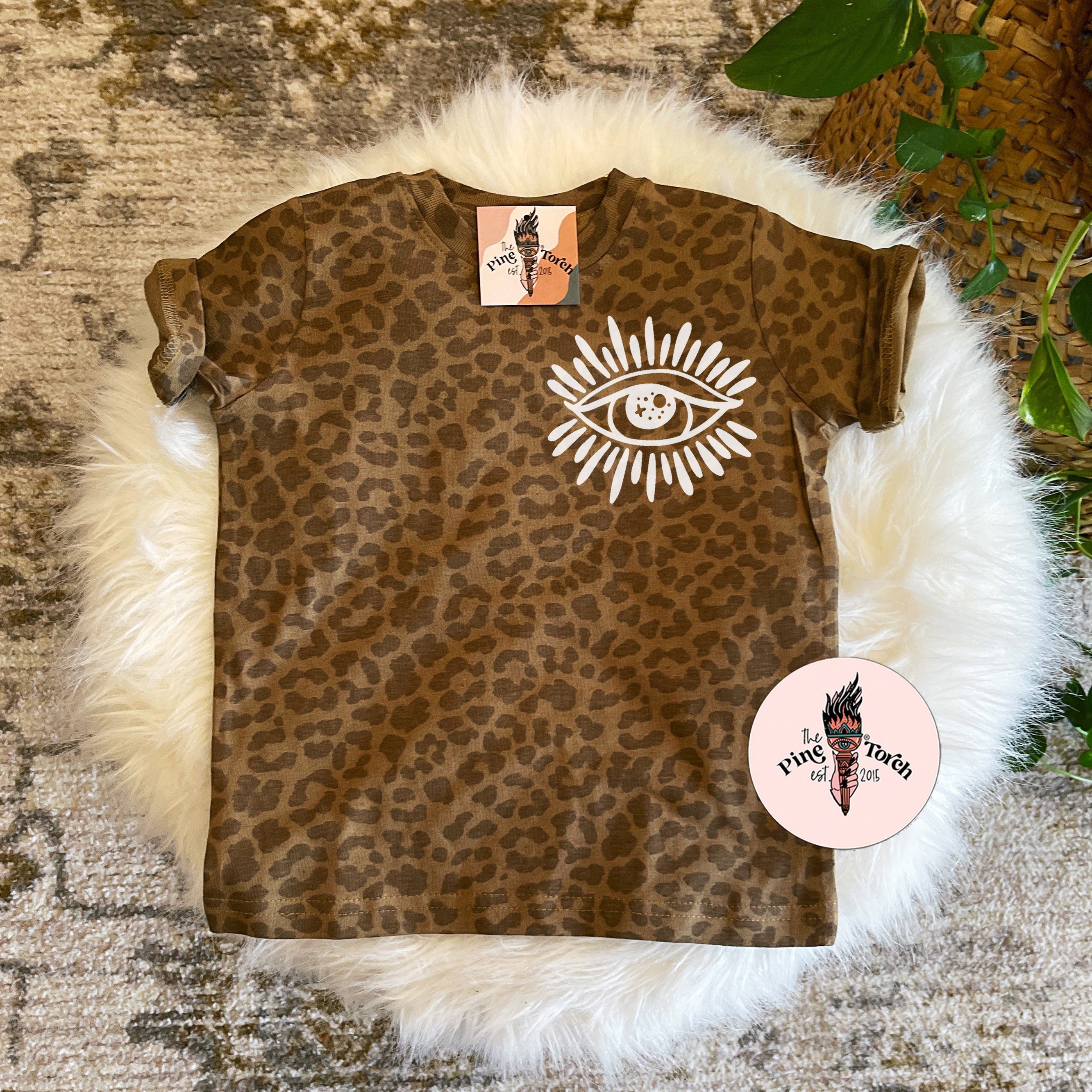 « EVIL EYE » LEOPARD PRINT TEE