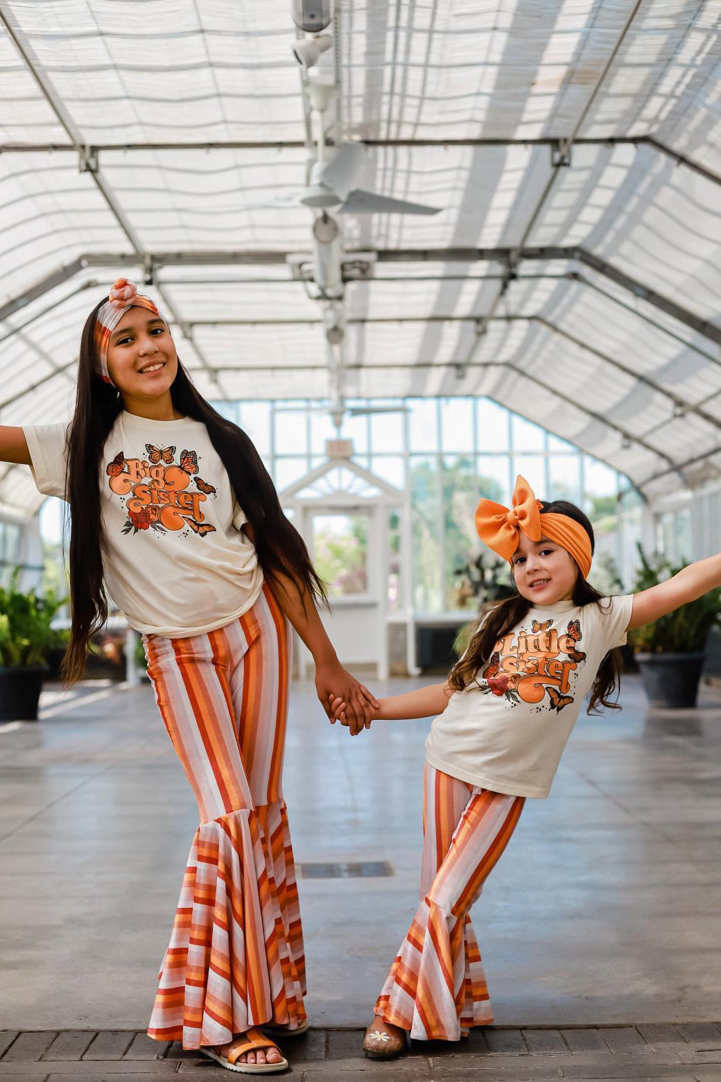 « BIG SISTER + LITTLE SISTER BUTTERFLY » KID'S TEE SIBLING SET
