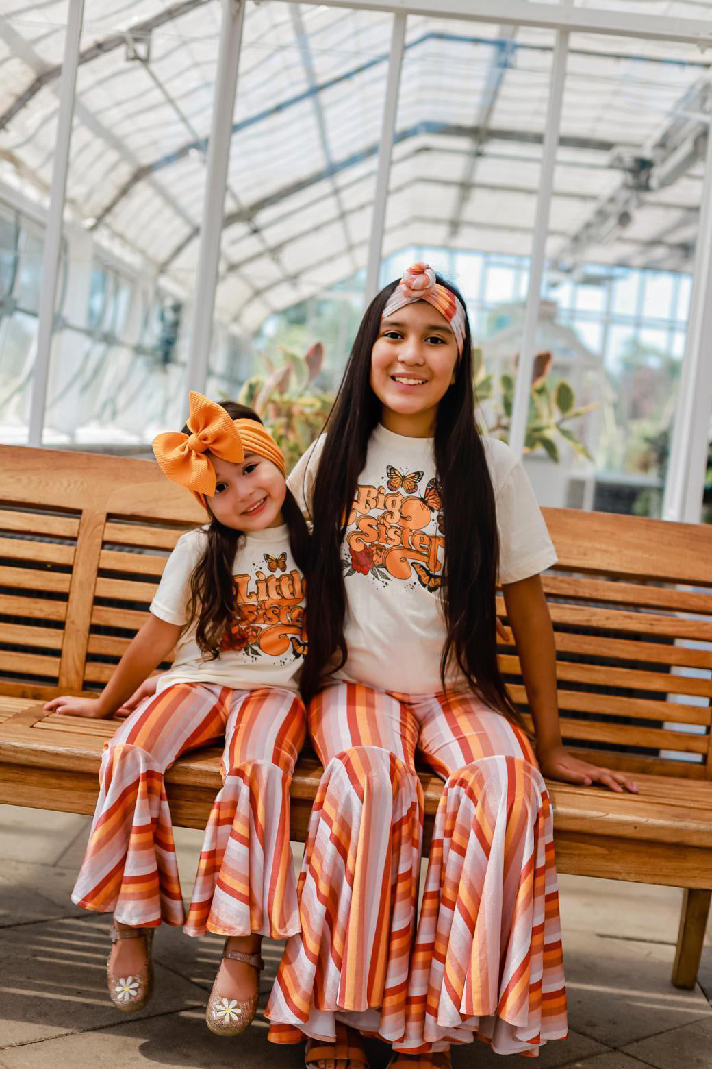 « BIG SISTER + LITTLE SISTER BUTTERFLY » KID'S TEE SIBLING SET