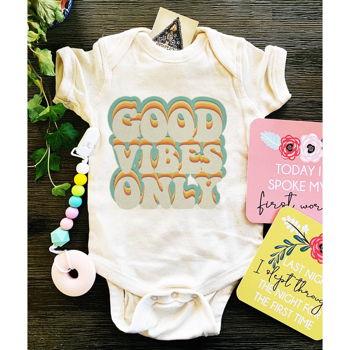 « GOOD VIBES ONLY » BODYSUIT