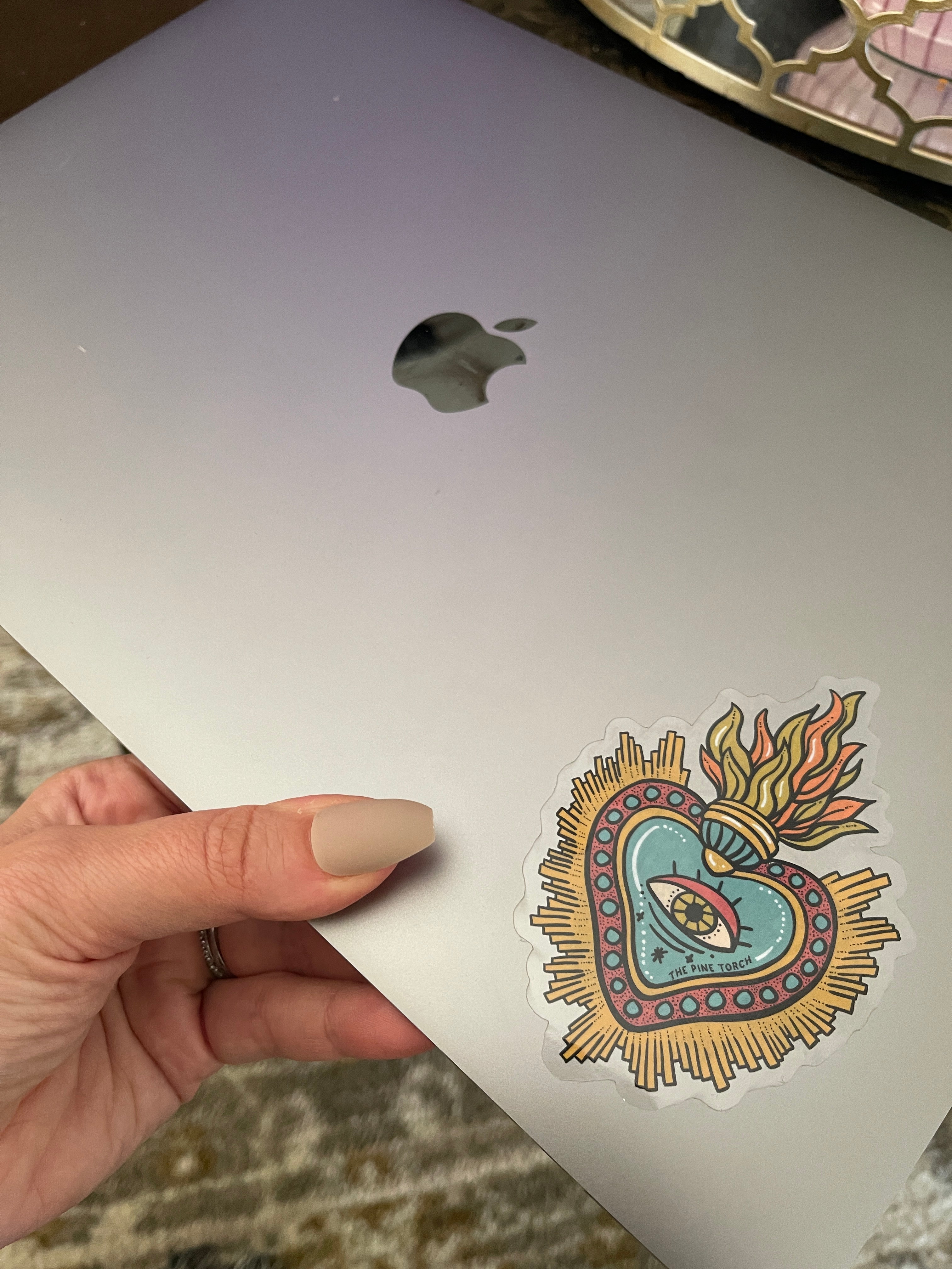 SACRED HEART « CLEAR STICKER »