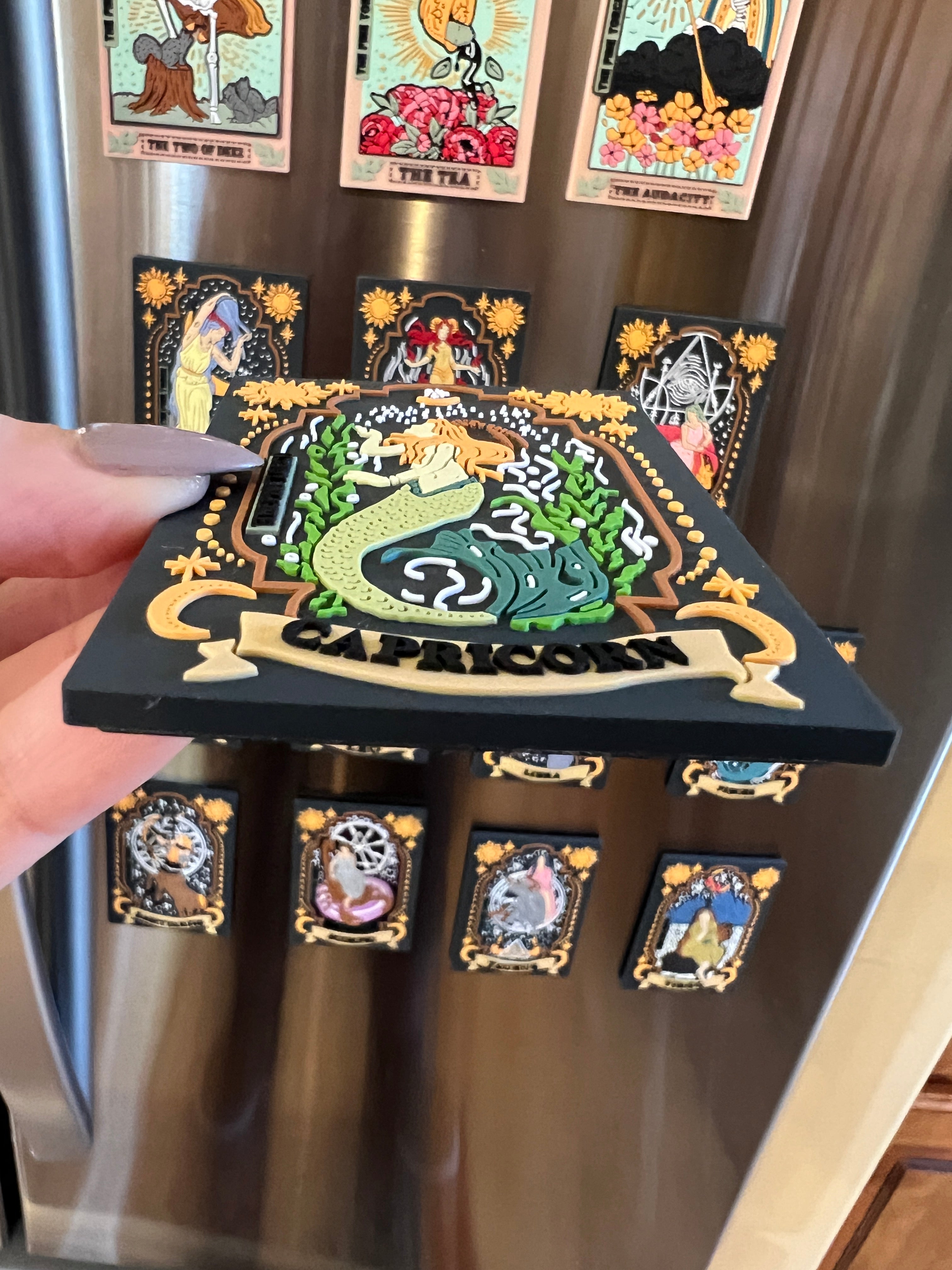 CAPRICORN « SOFT RUBBER 3D MAGNET »