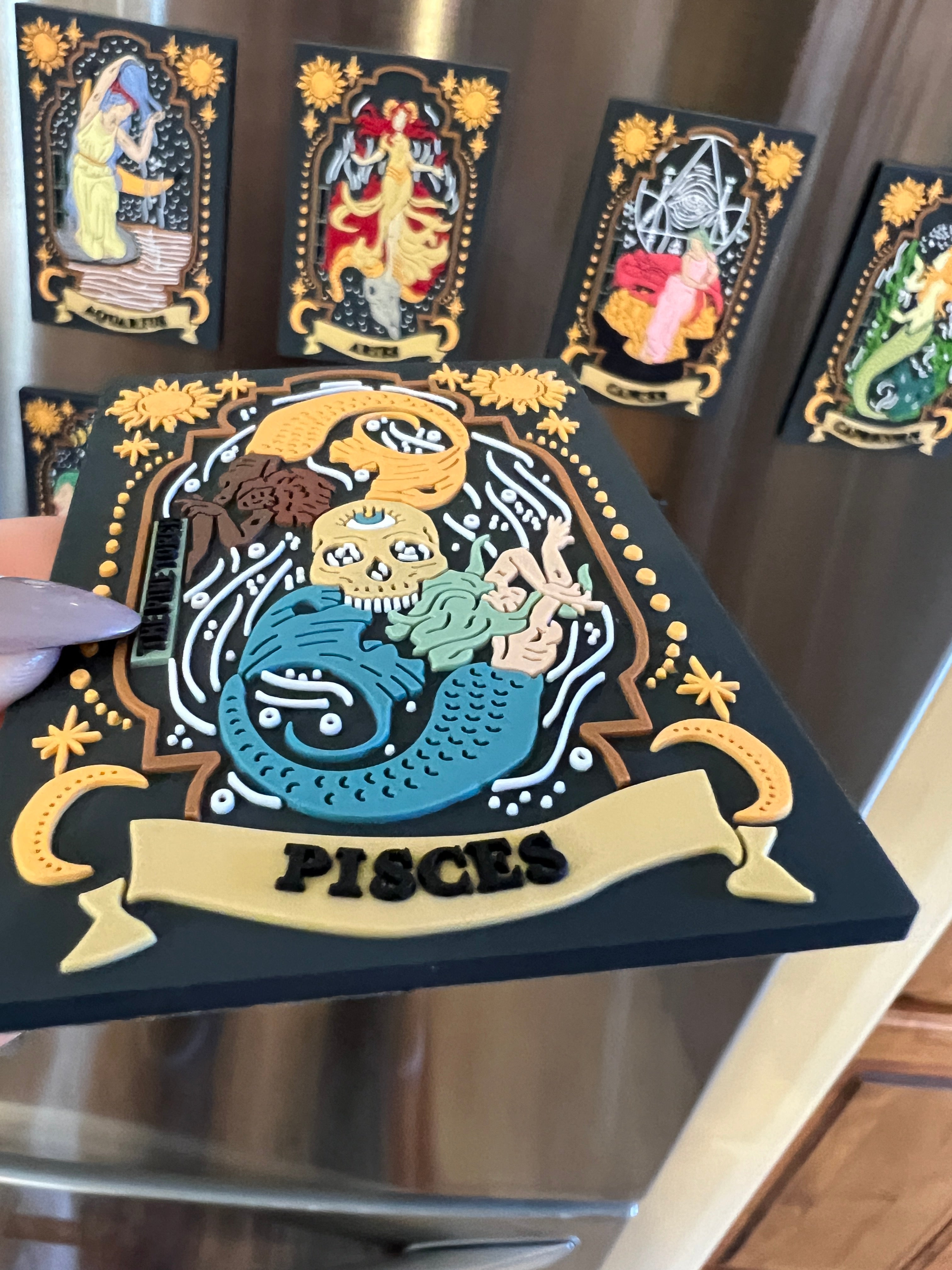 PISCES « SOFT RUBBER 3D MAGNET »