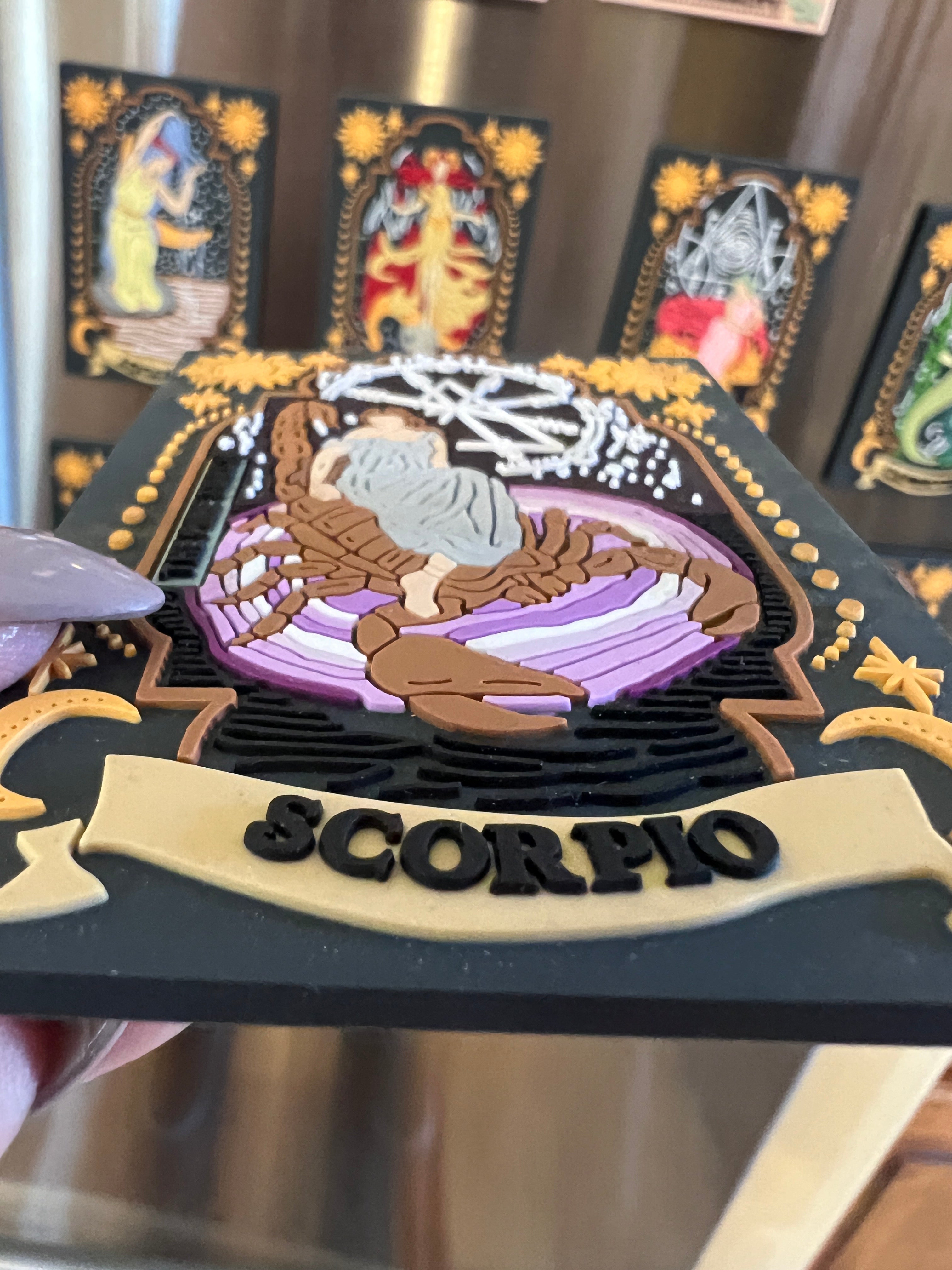 SCORPIO « SOFT RUBBER 3D MAGNET »
