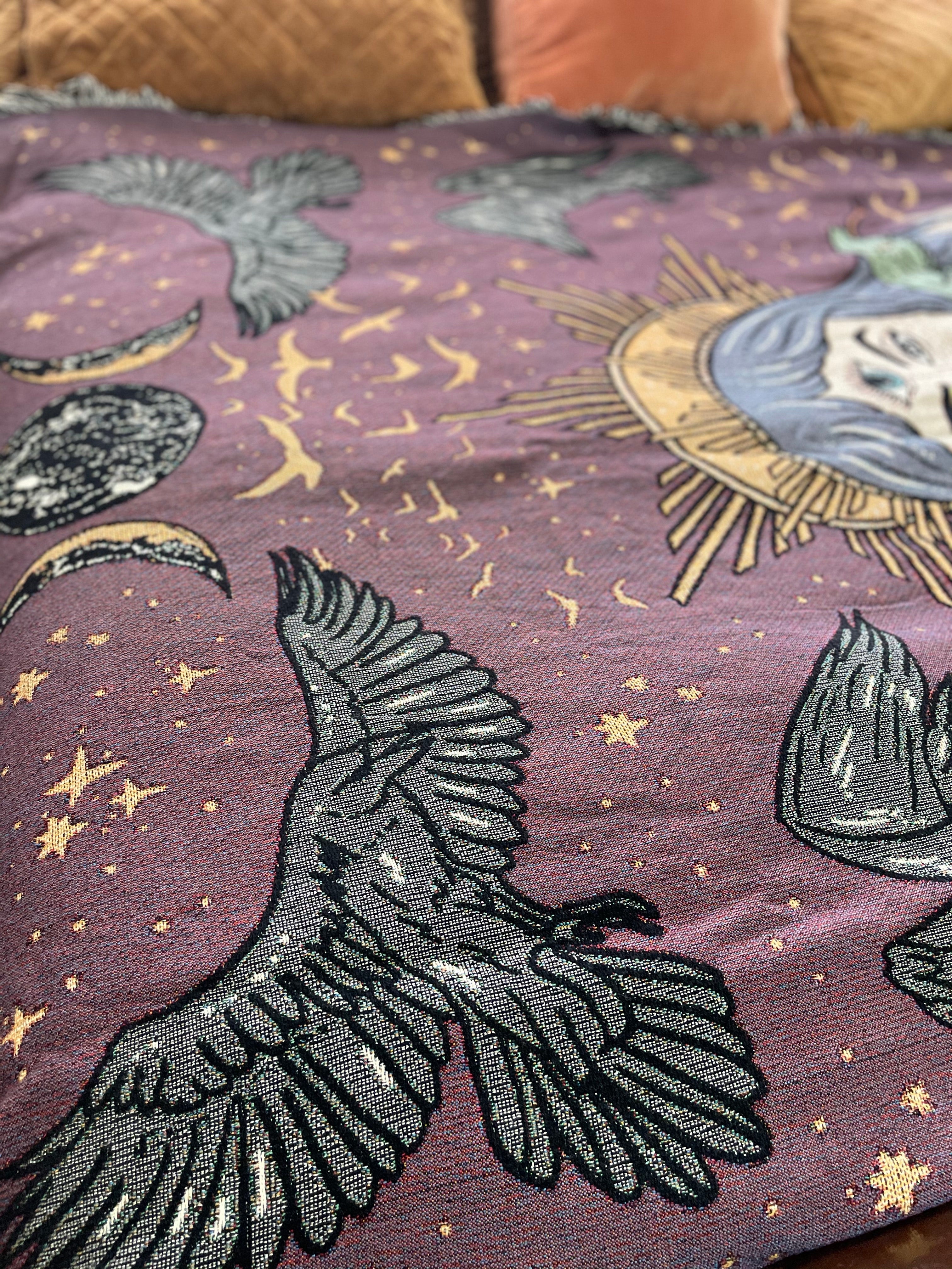 LET OUT THE CROWS // WOVEN FRINGE BLANKET