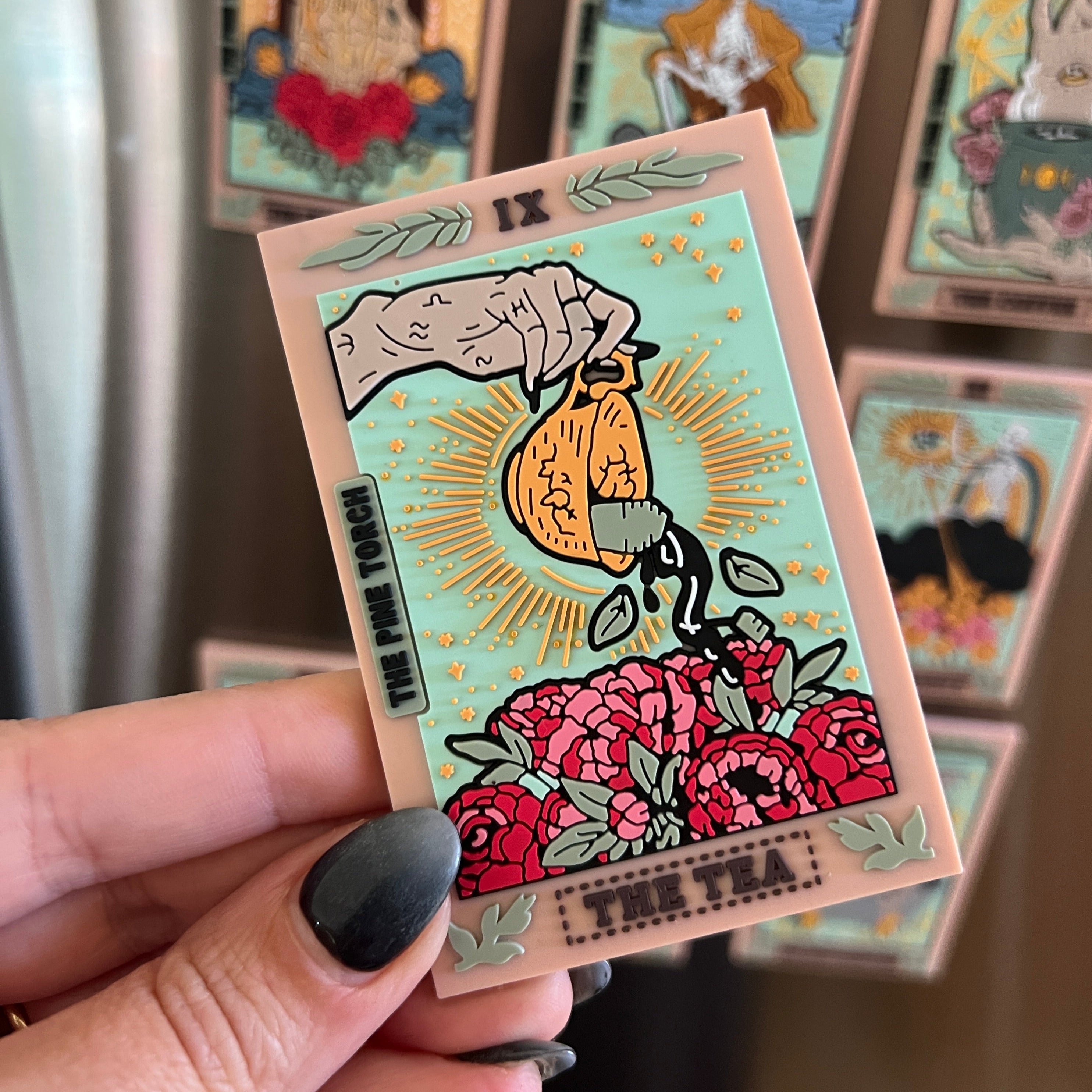 THE TEA TAROT « SOFT RUBBER 3D MAGNET »