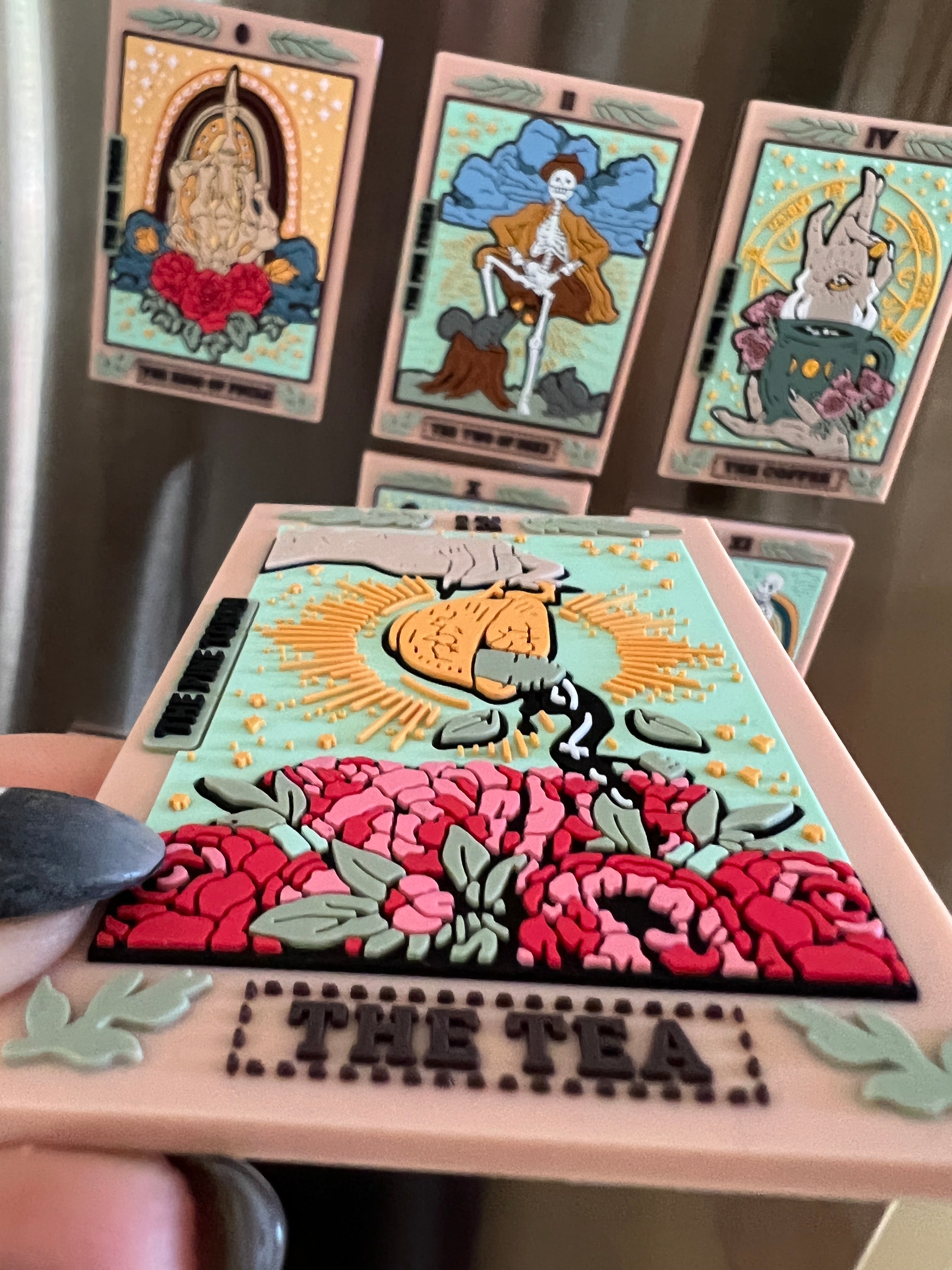 THE TEA TAROT « SOFT RUBBER 3D MAGNET »