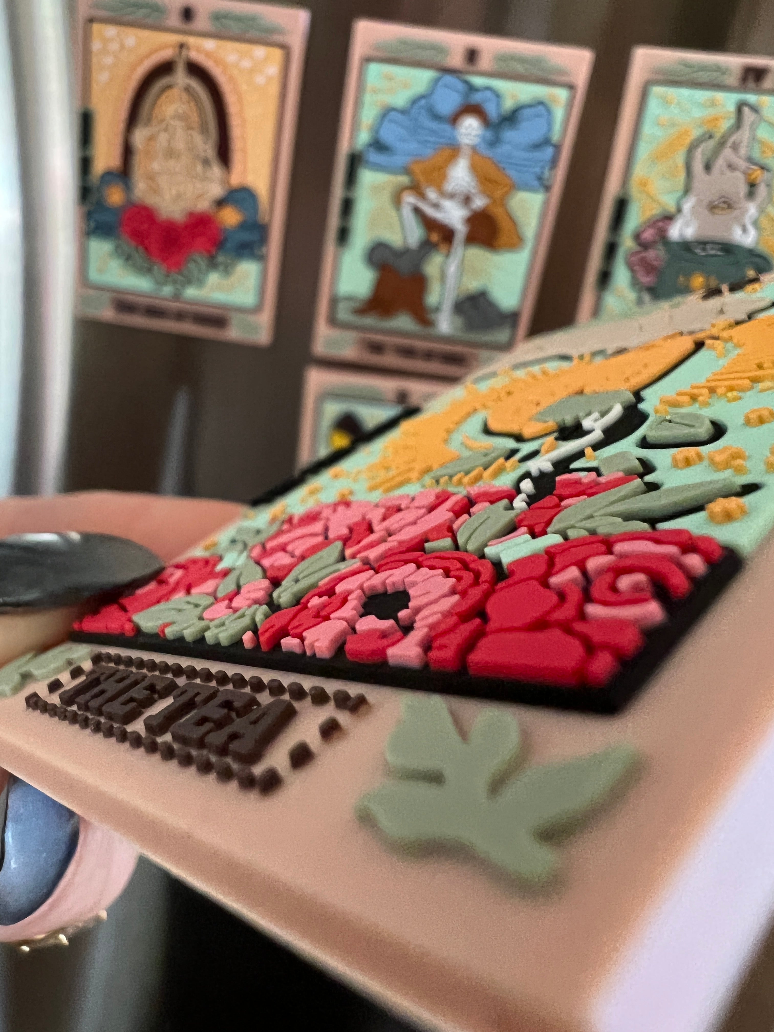 THE TEA TAROT « SOFT RUBBER 3D MAGNET »