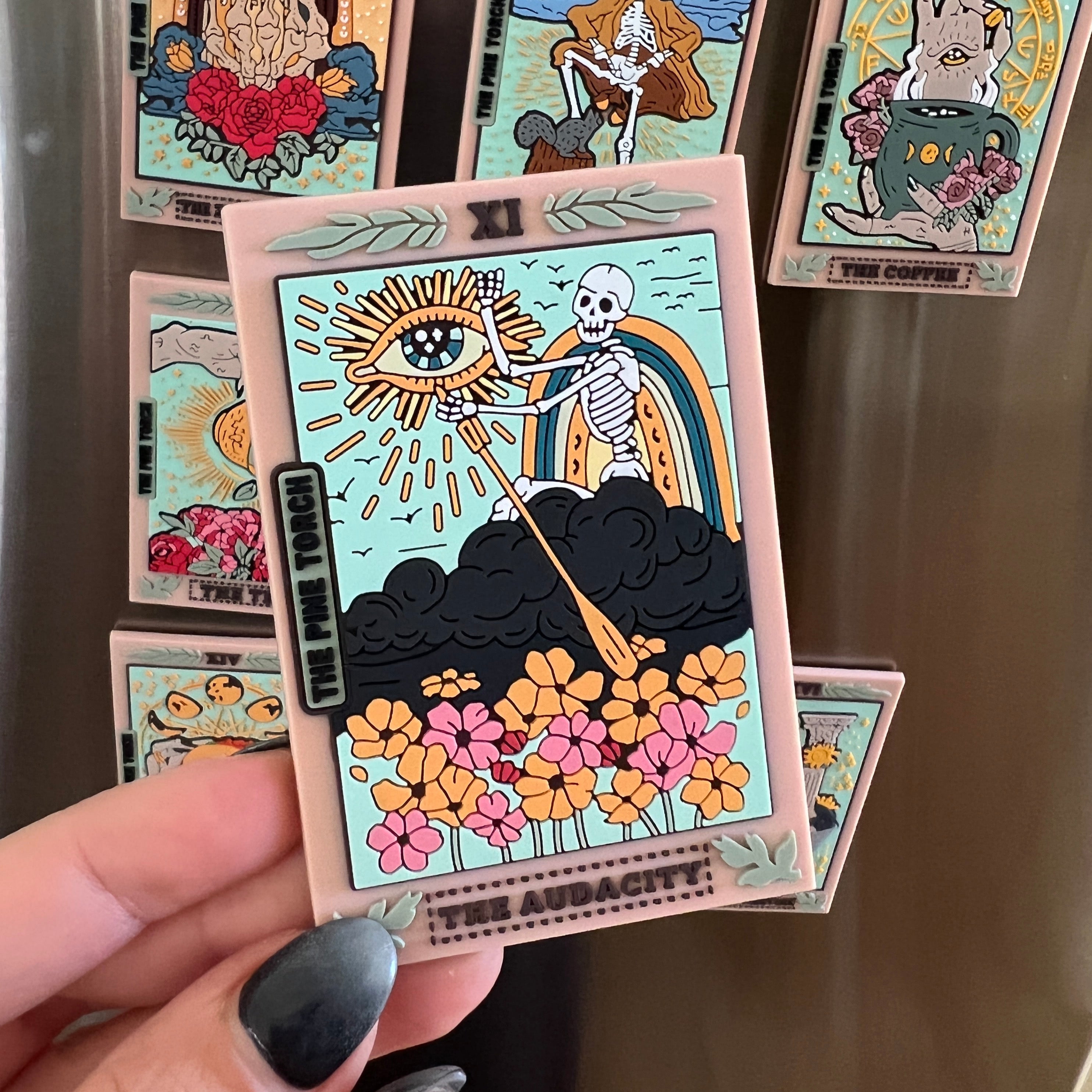THE AUDACITY TAROT « SOFT RUBBER 3D MAGNET »