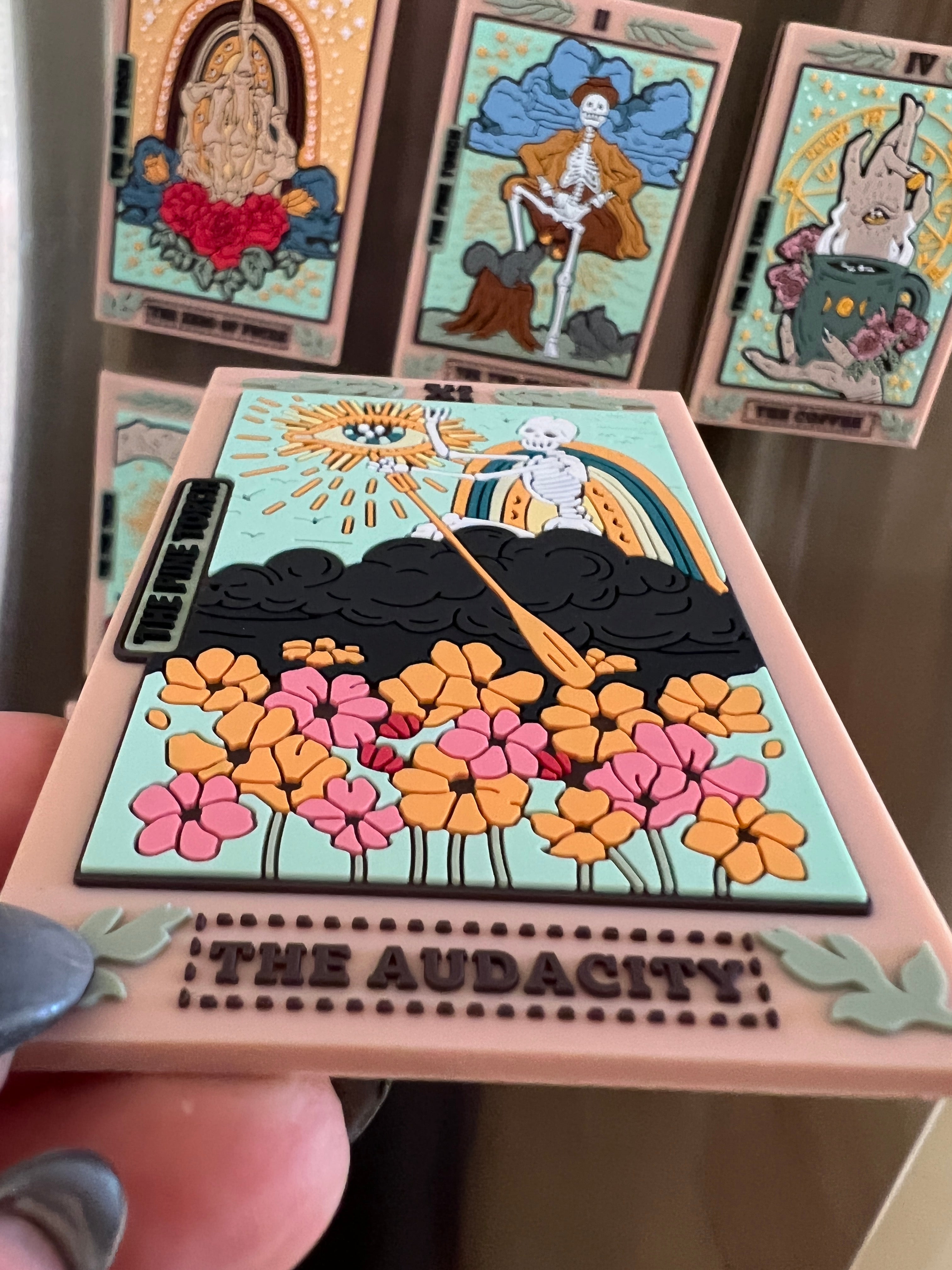 THE AUDACITY TAROT « SOFT RUBBER 3D MAGNET »