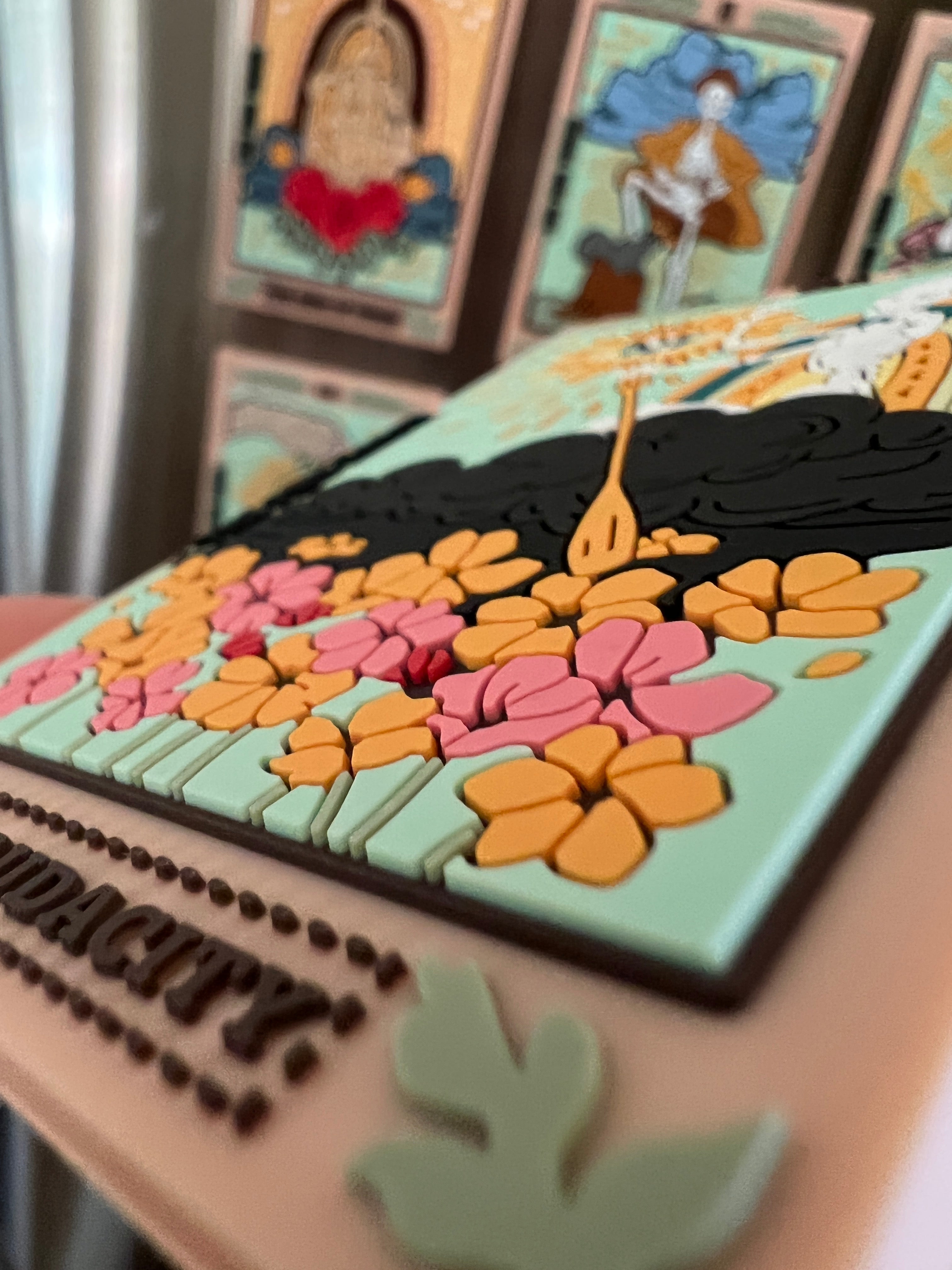 THE AUDACITY TAROT « SOFT RUBBER 3D MAGNET »