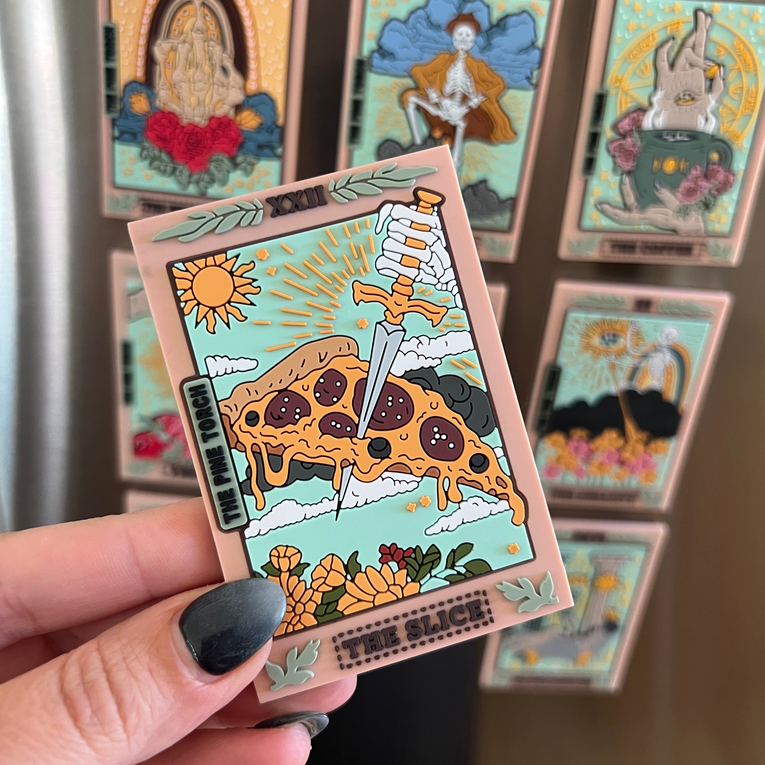 THE SLICE TAROT « SOFT RUBBER 3D MAGNET »