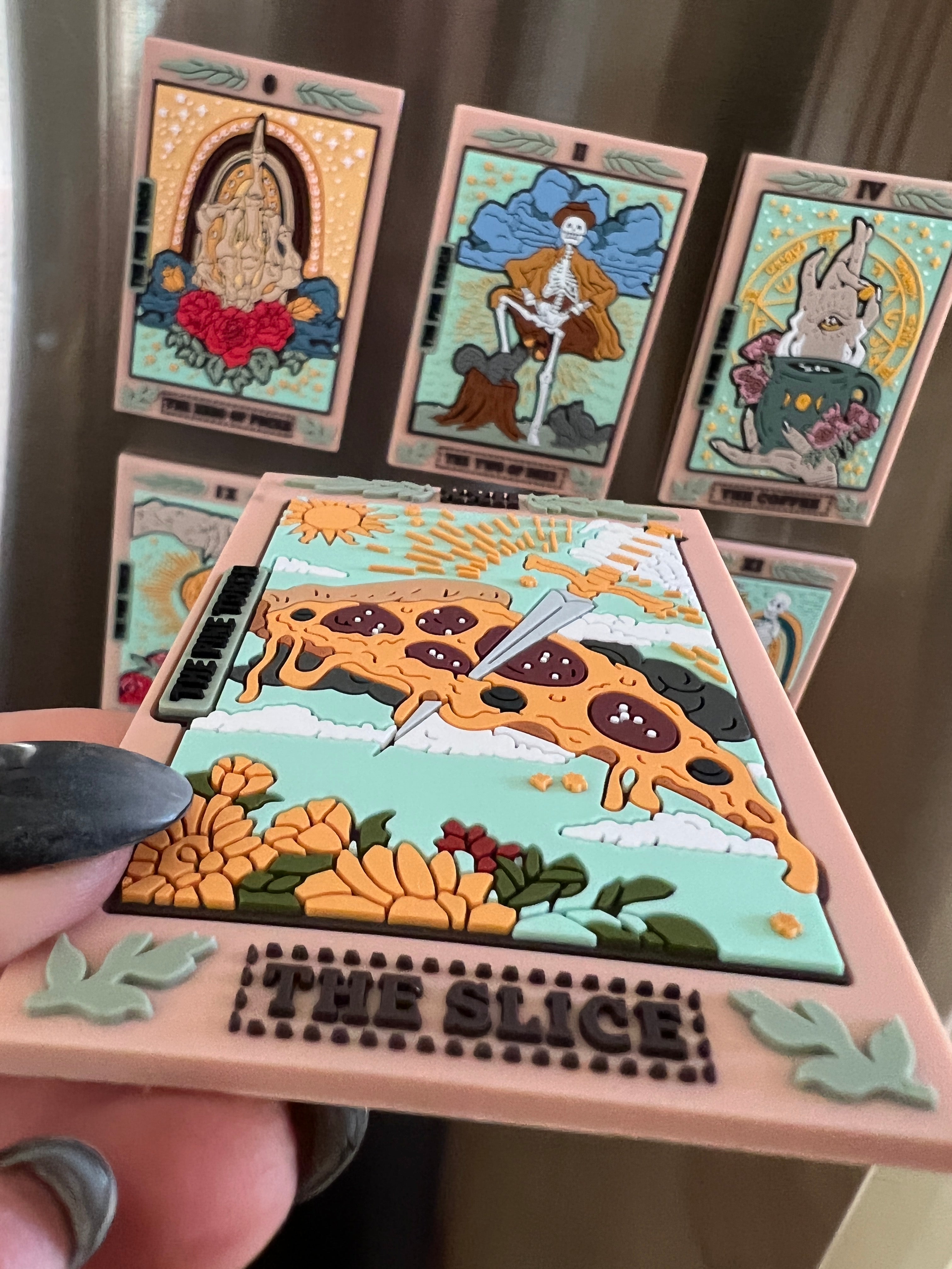 THE SLICE TAROT « SOFT RUBBER 3D MAGNET »