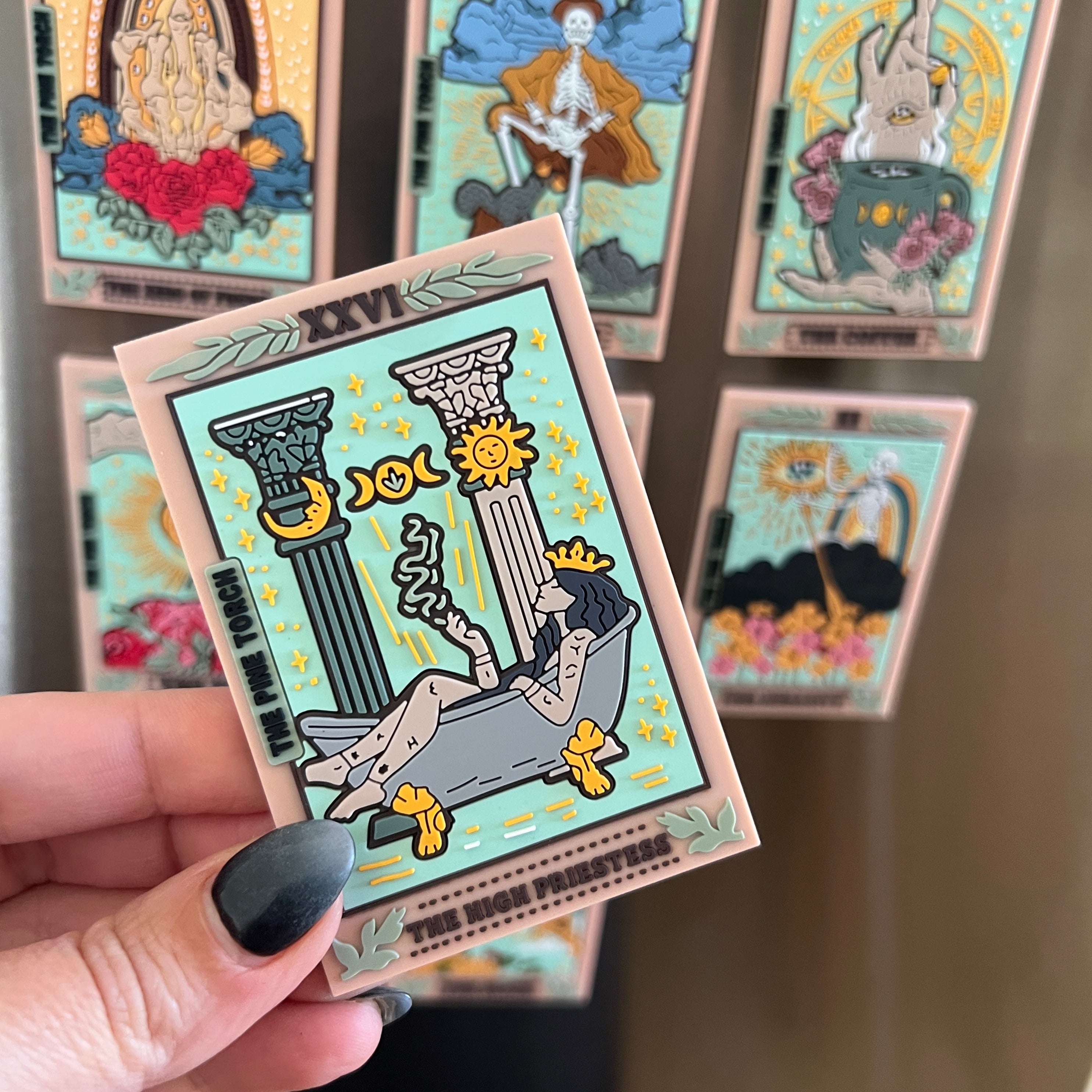 HIGH PRIESTESS TAROT « SOFT RUBBER 3D MAGNET »