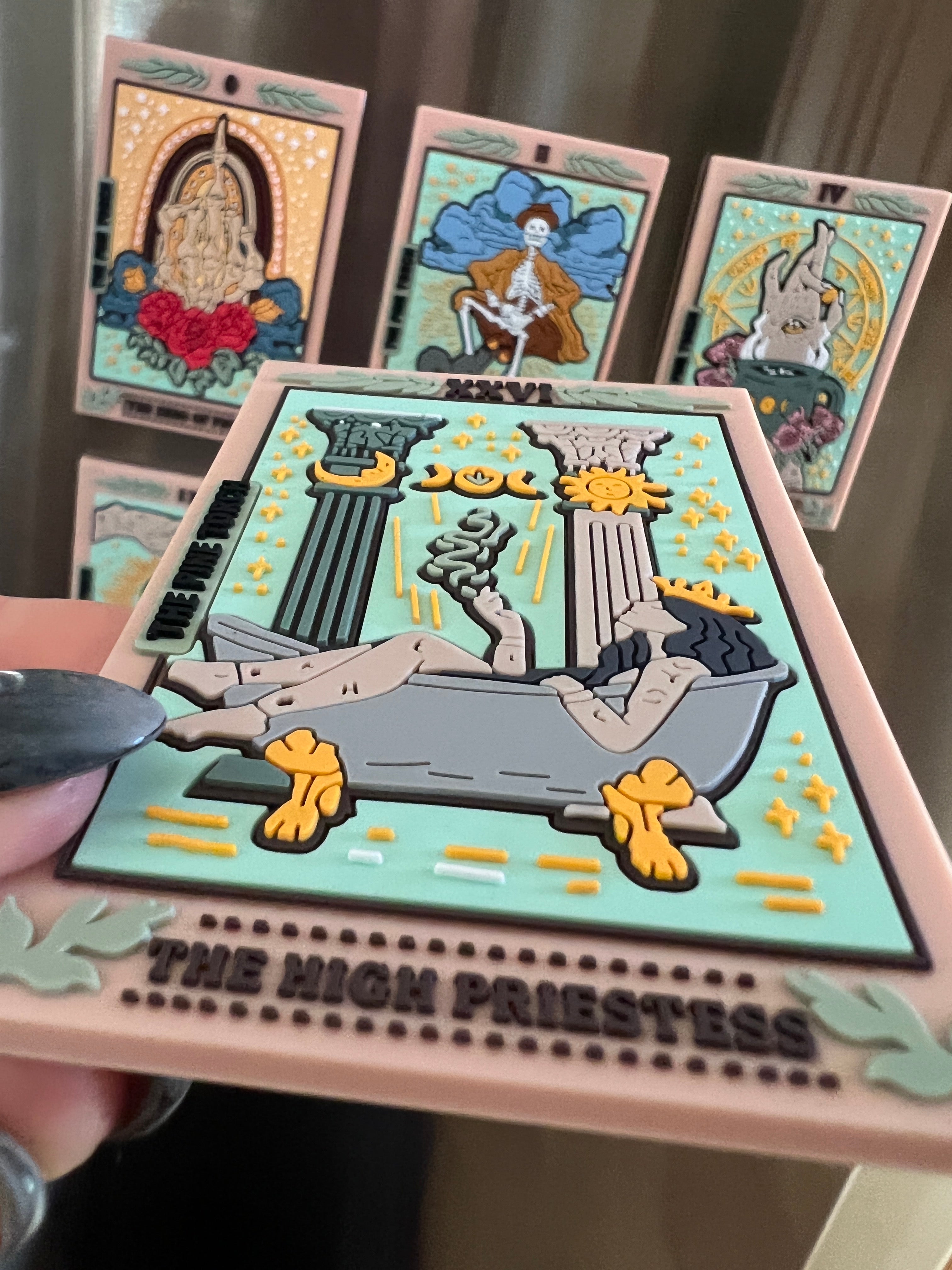 HIGH PRIESTESS TAROT « SOFT RUBBER 3D MAGNET »