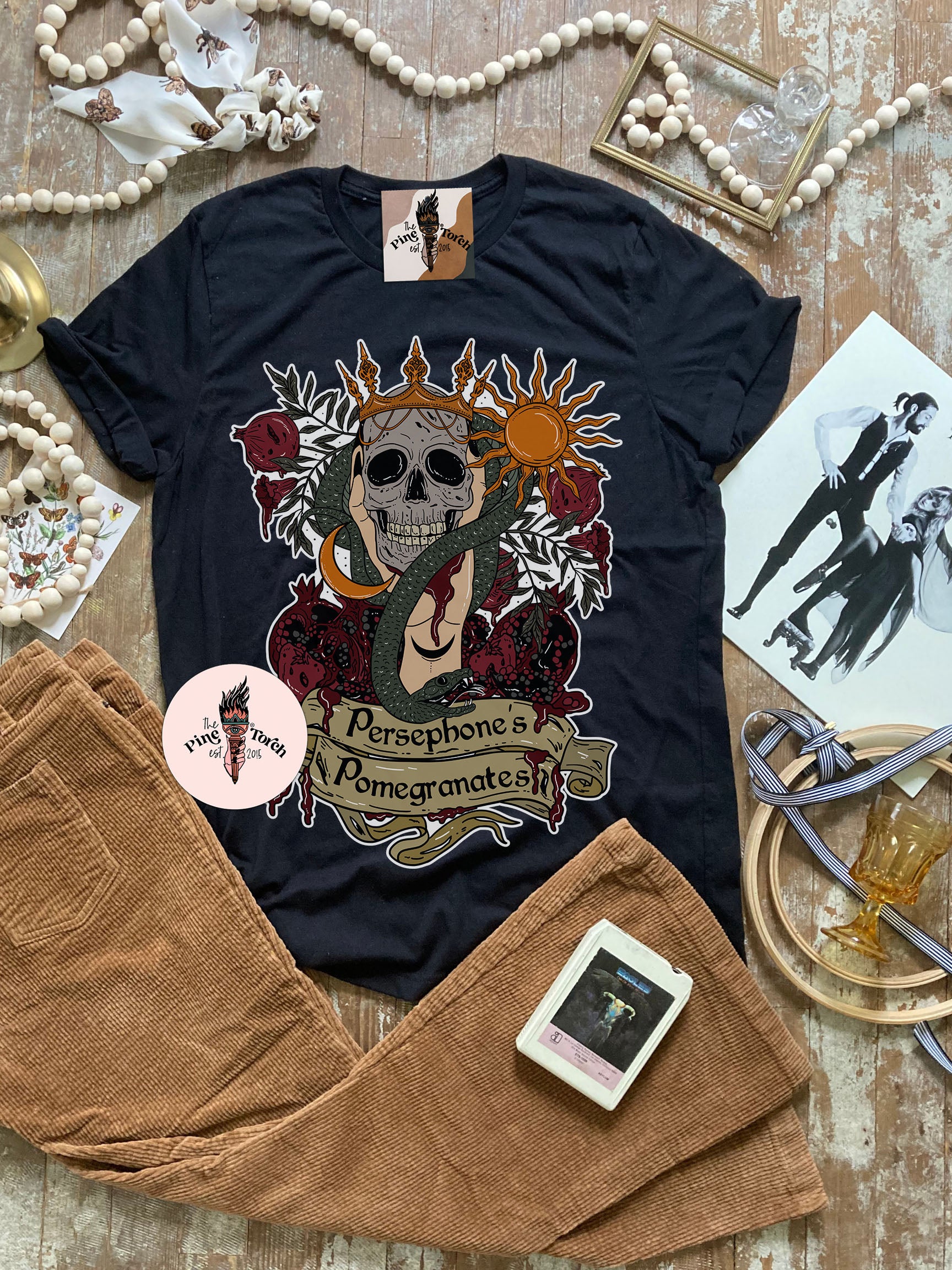 PERSEPHONE'S POMEGRANATES // UNISEX TEE