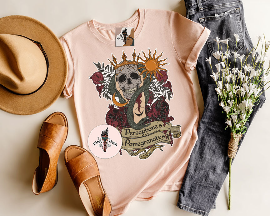 PERSEPHONE'S POMEGRANATES // UNISEX TEE