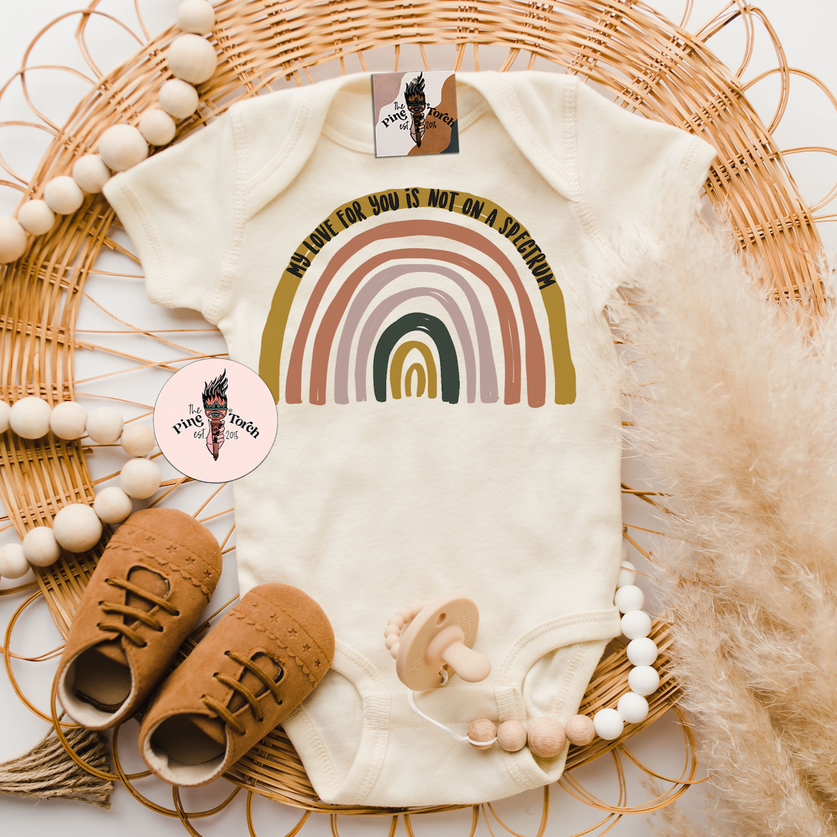 « MY LOVE FOR YOU IS NOT ON A SPECTRUM » BODYSUIT