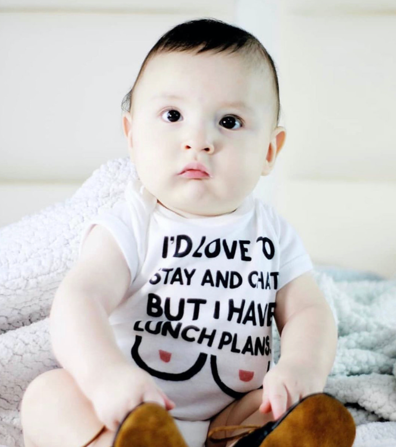 « LUNCH PLANS BREASTFEEDING » BODYSUIT