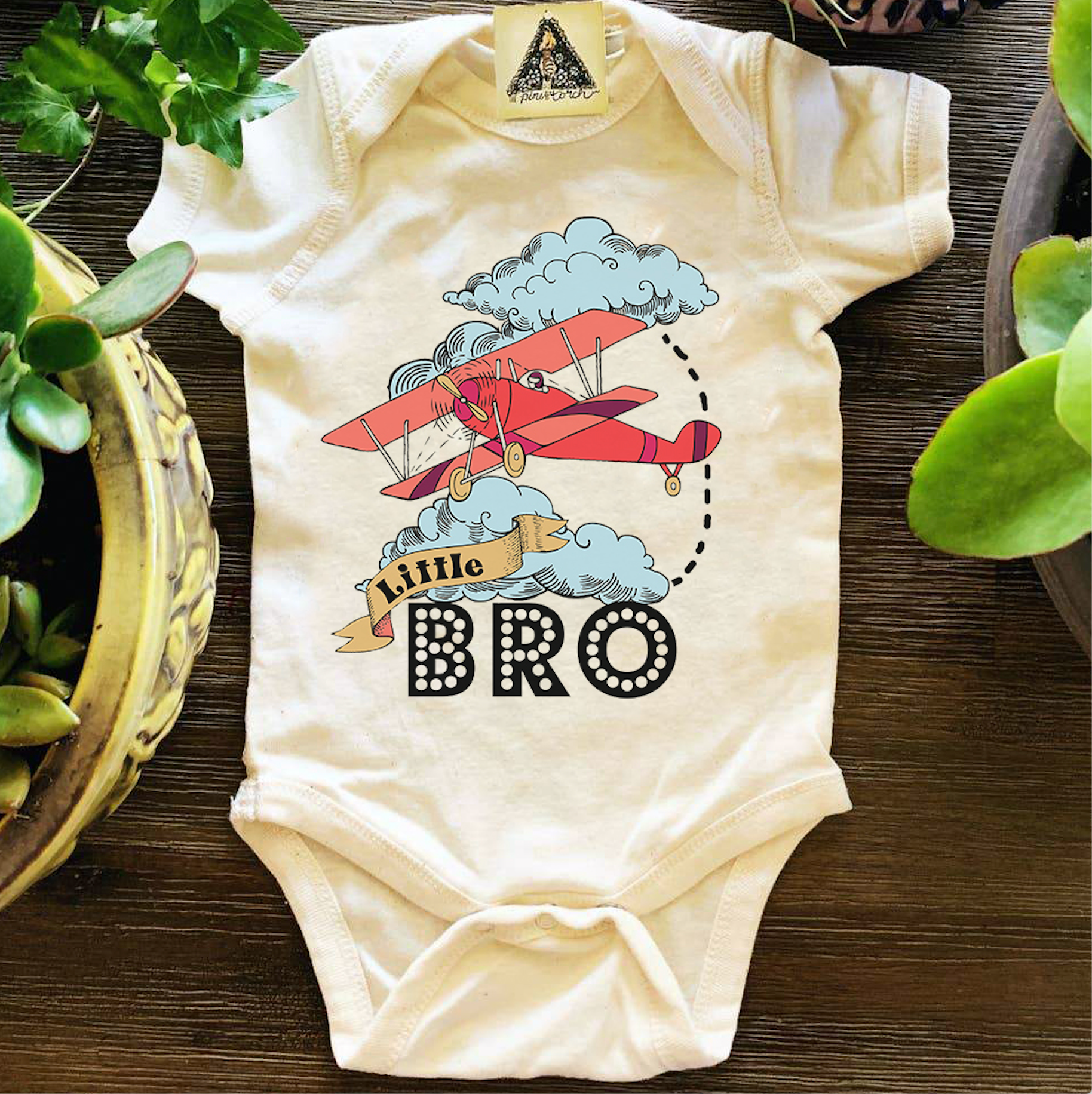 « LITTLE BRO AIRPLANE » BODYSUIT