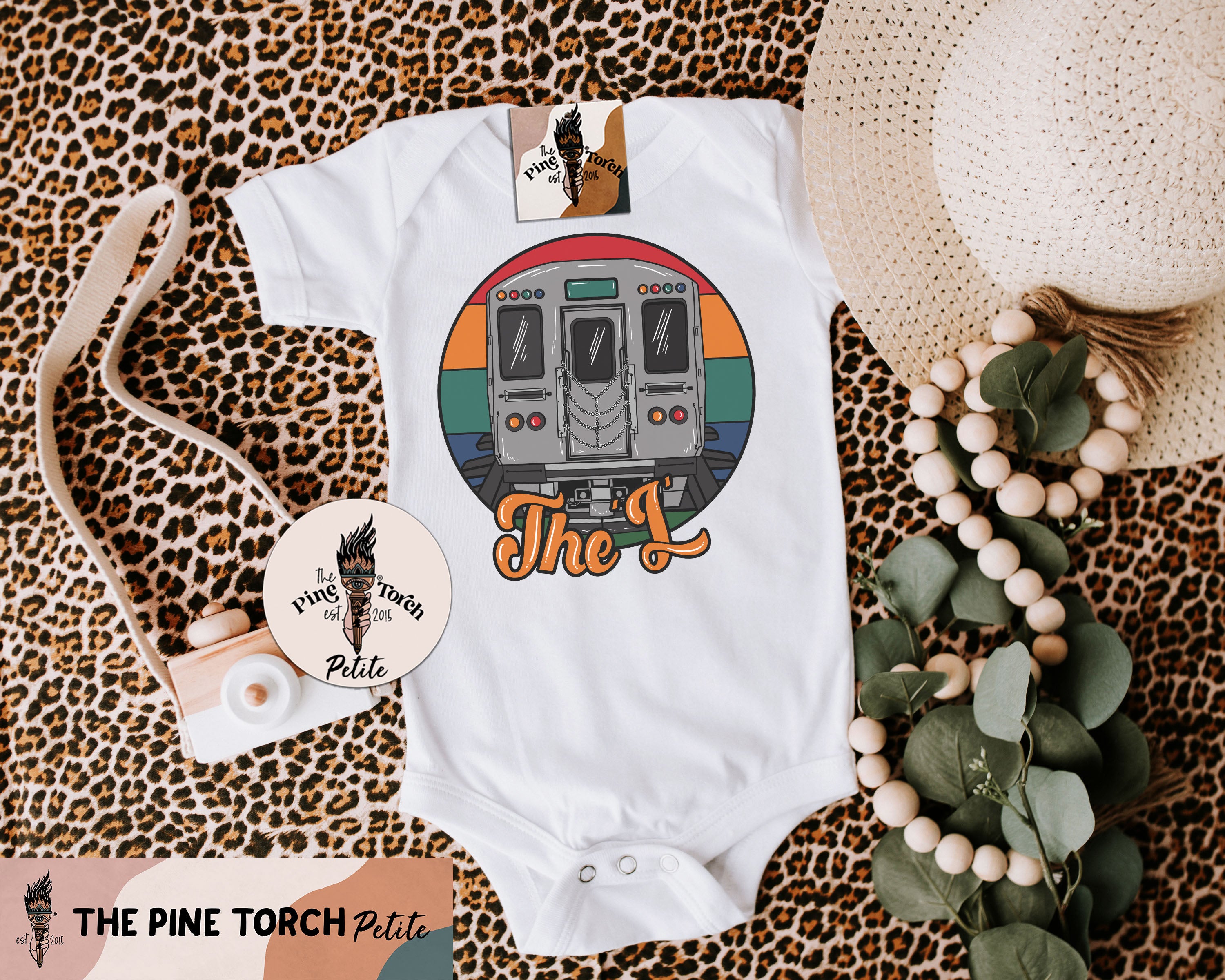 « THE CHICAGO L TRAIN» BODYSUIT