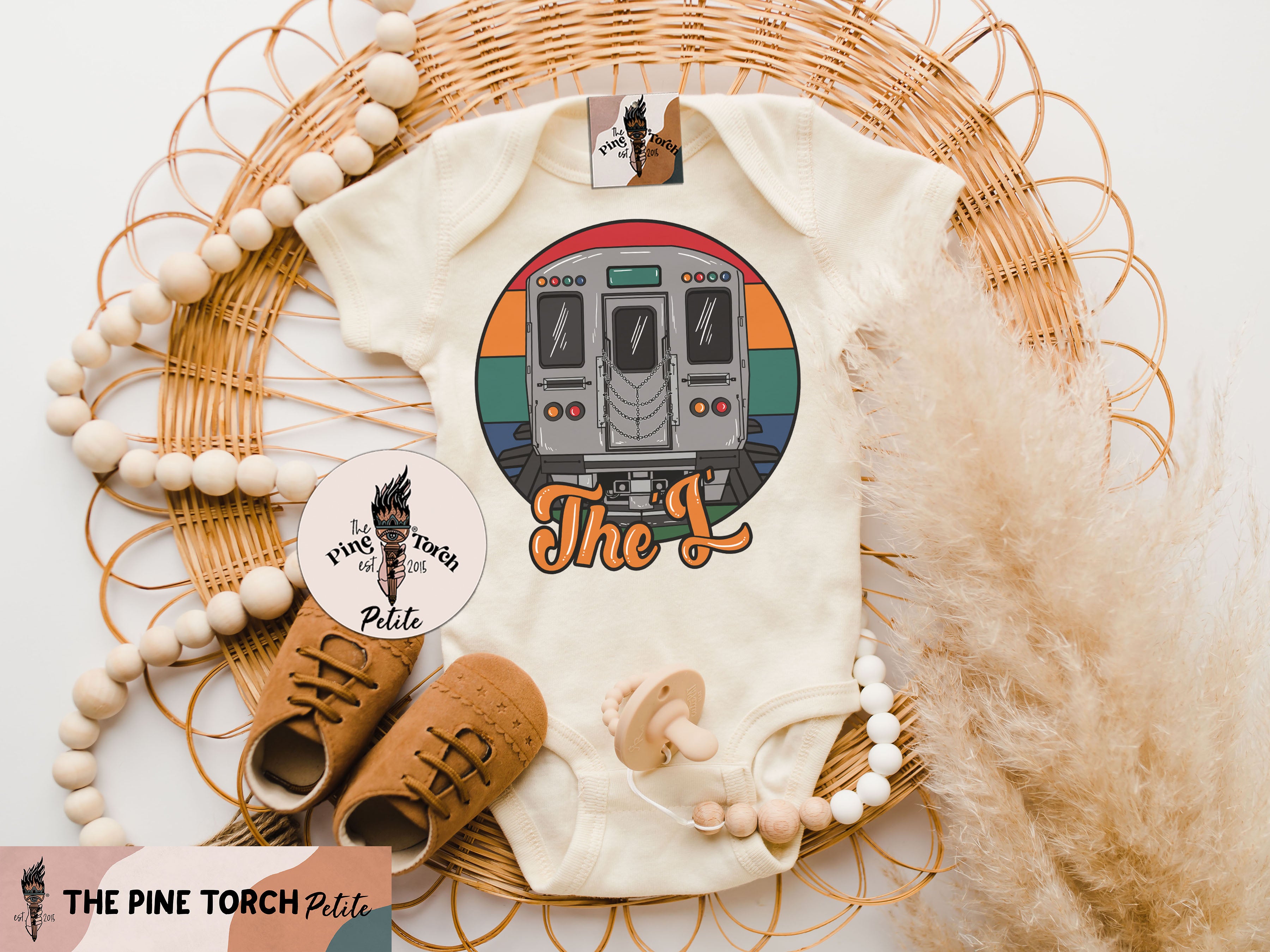 « THE CHICAGO L TRAIN» BODYSUIT