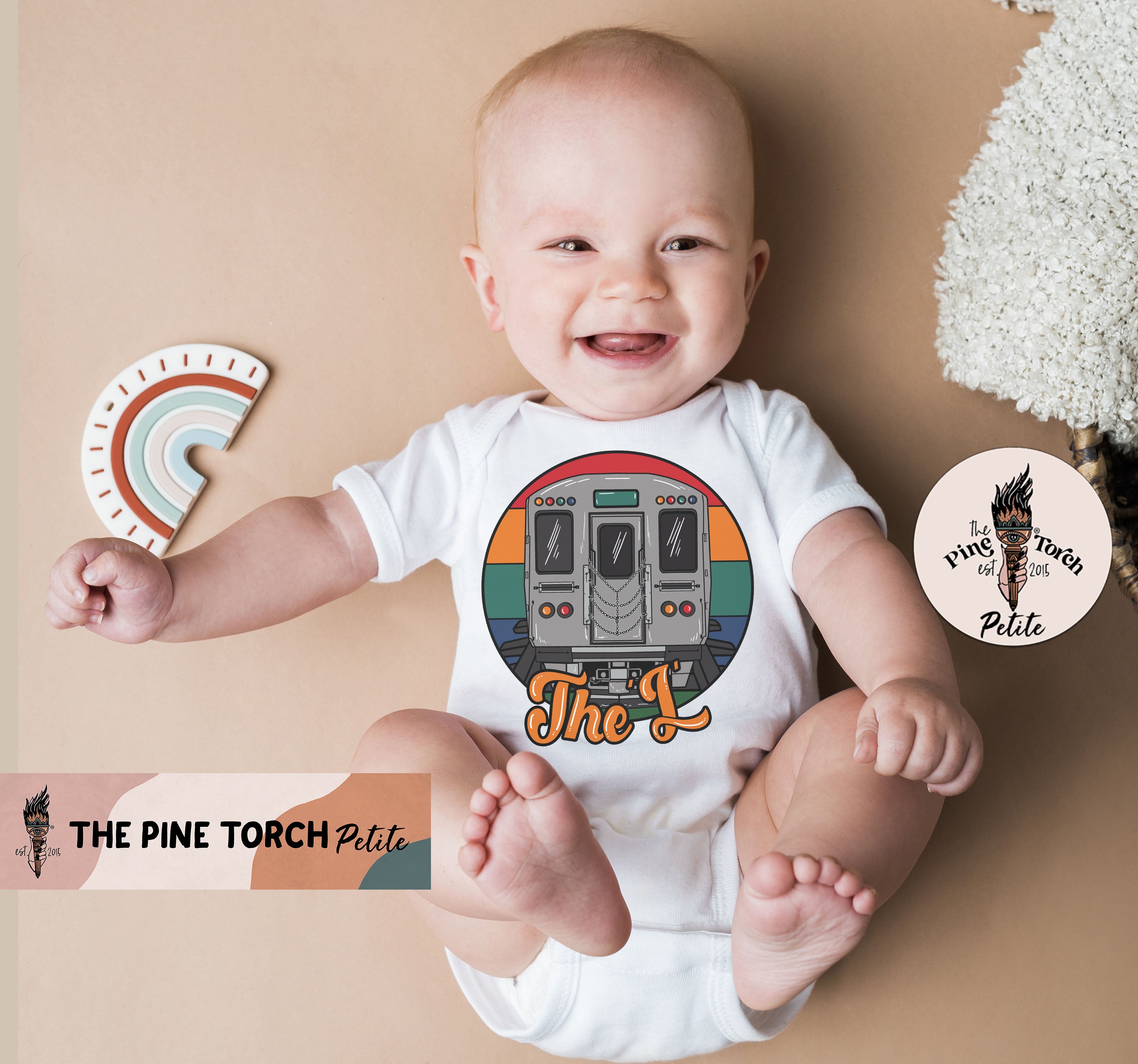 « THE CHICAGO L TRAIN» BODYSUIT
