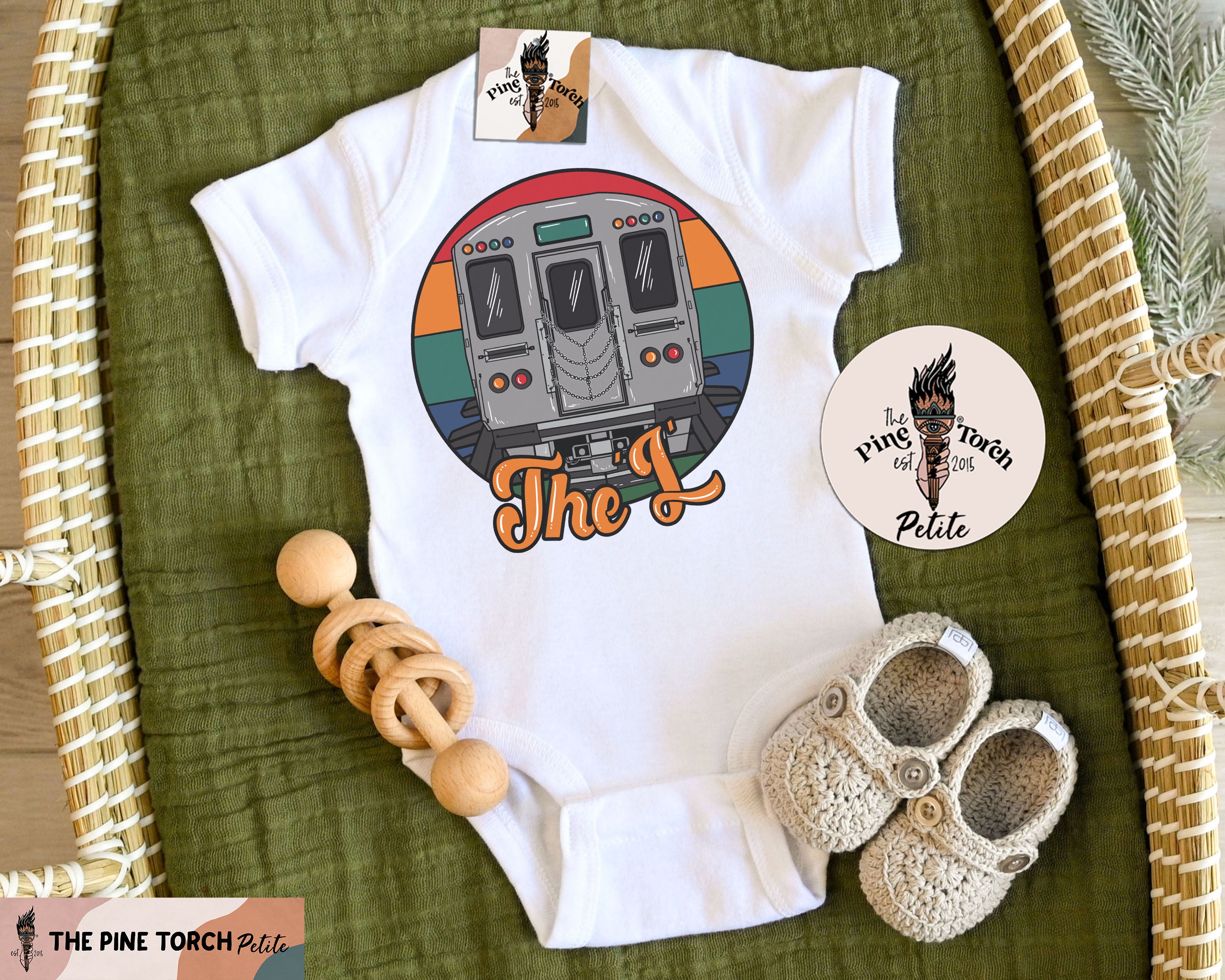 « THE CHICAGO L TRAIN» BODYSUIT