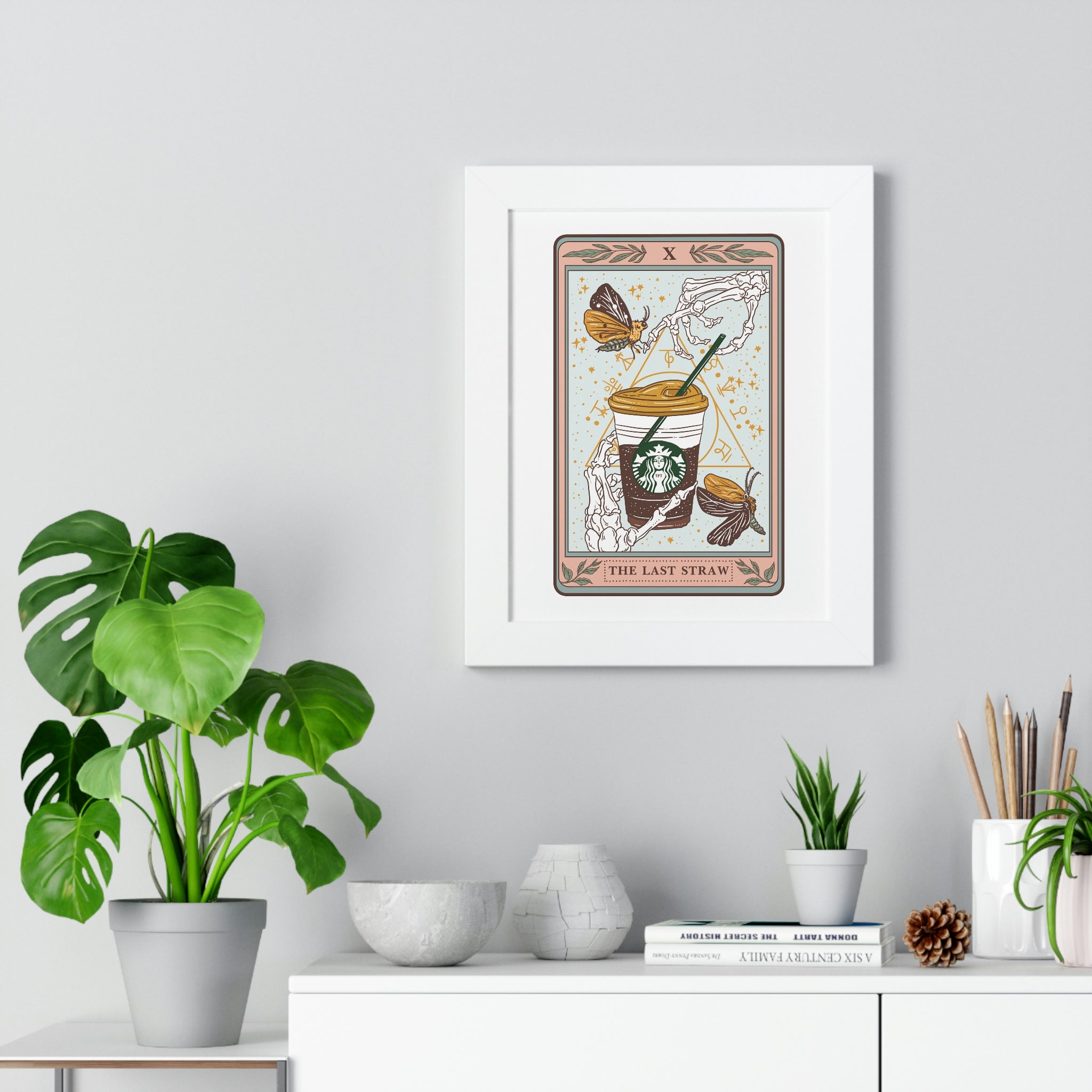 THE LAST STRAW // FRAMED POSTER PRINT