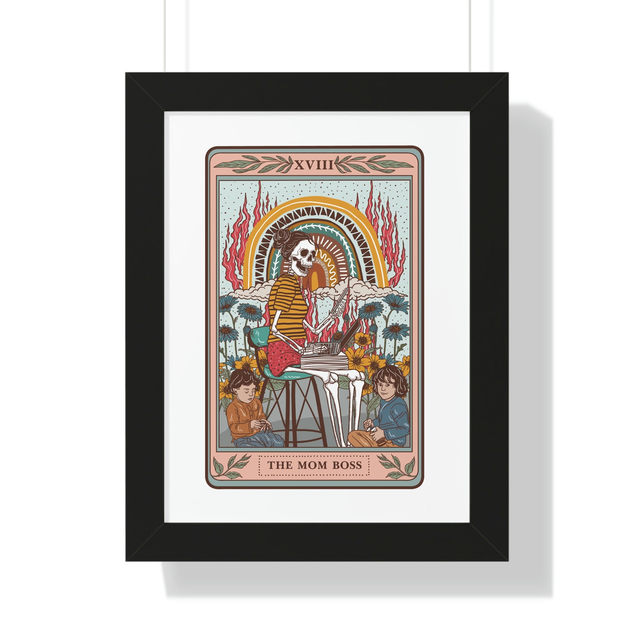 THE MOM BOSS // FRAMED POSTER PRINT