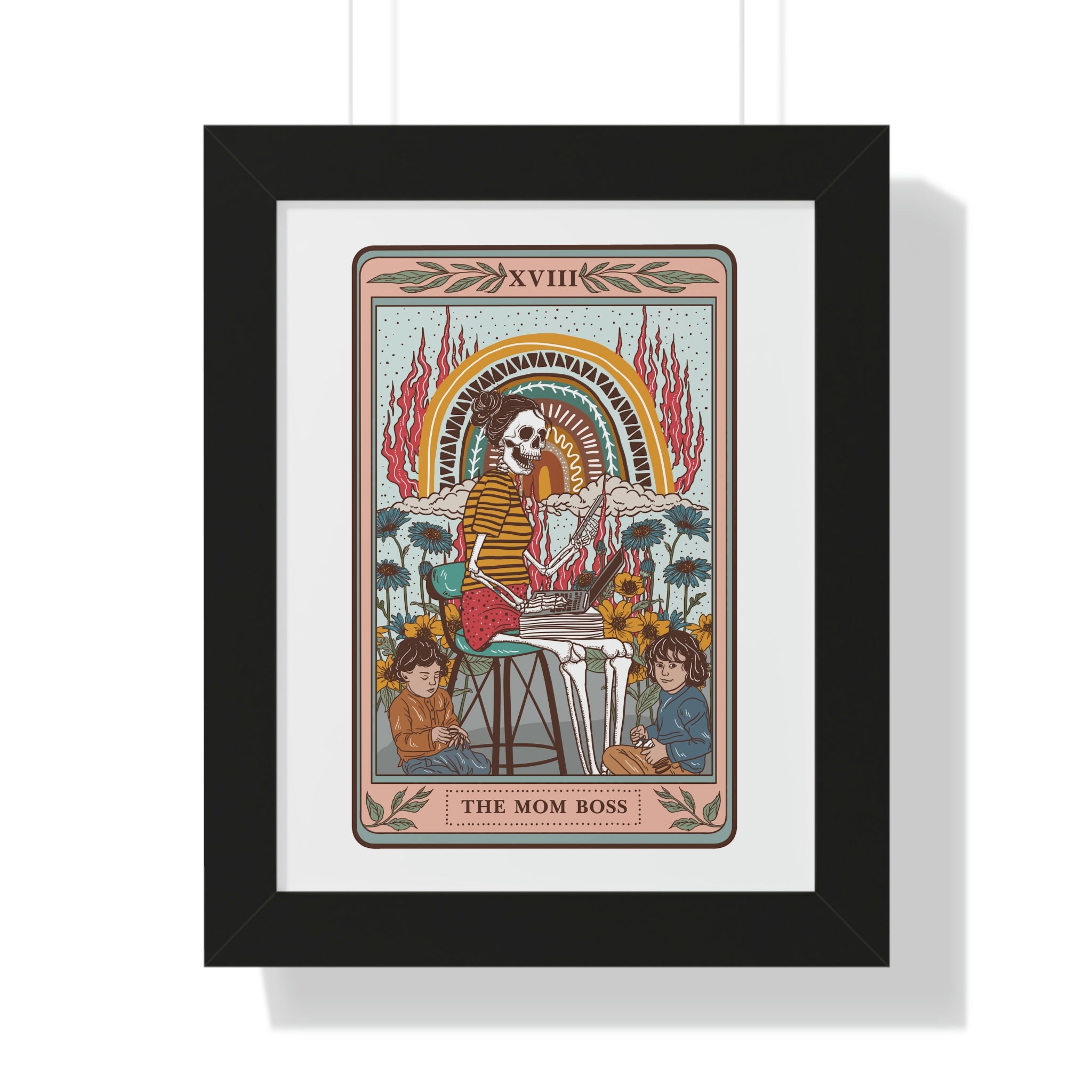 THE MOM BOSS // FRAMED POSTER PRINT