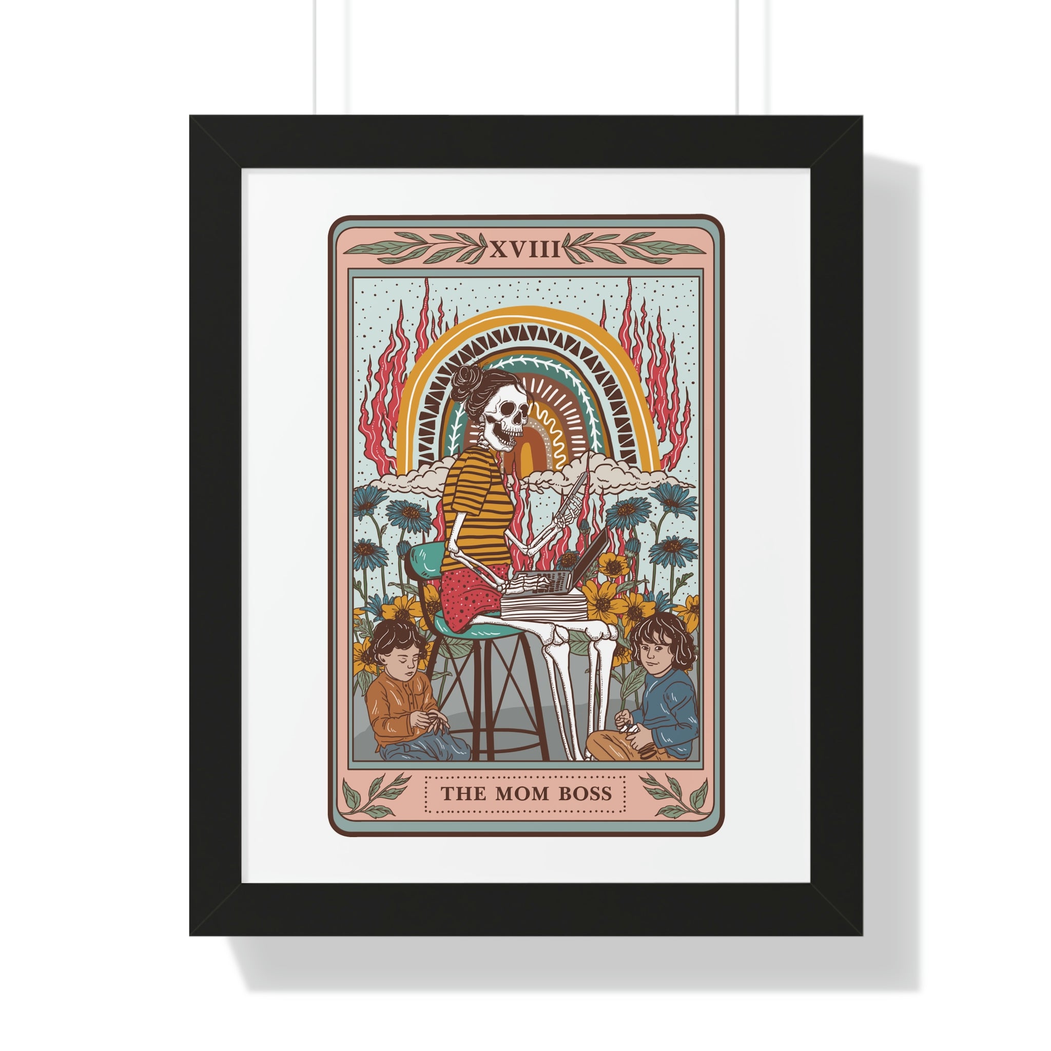 THE MOM BOSS // FRAMED POSTER PRINT
