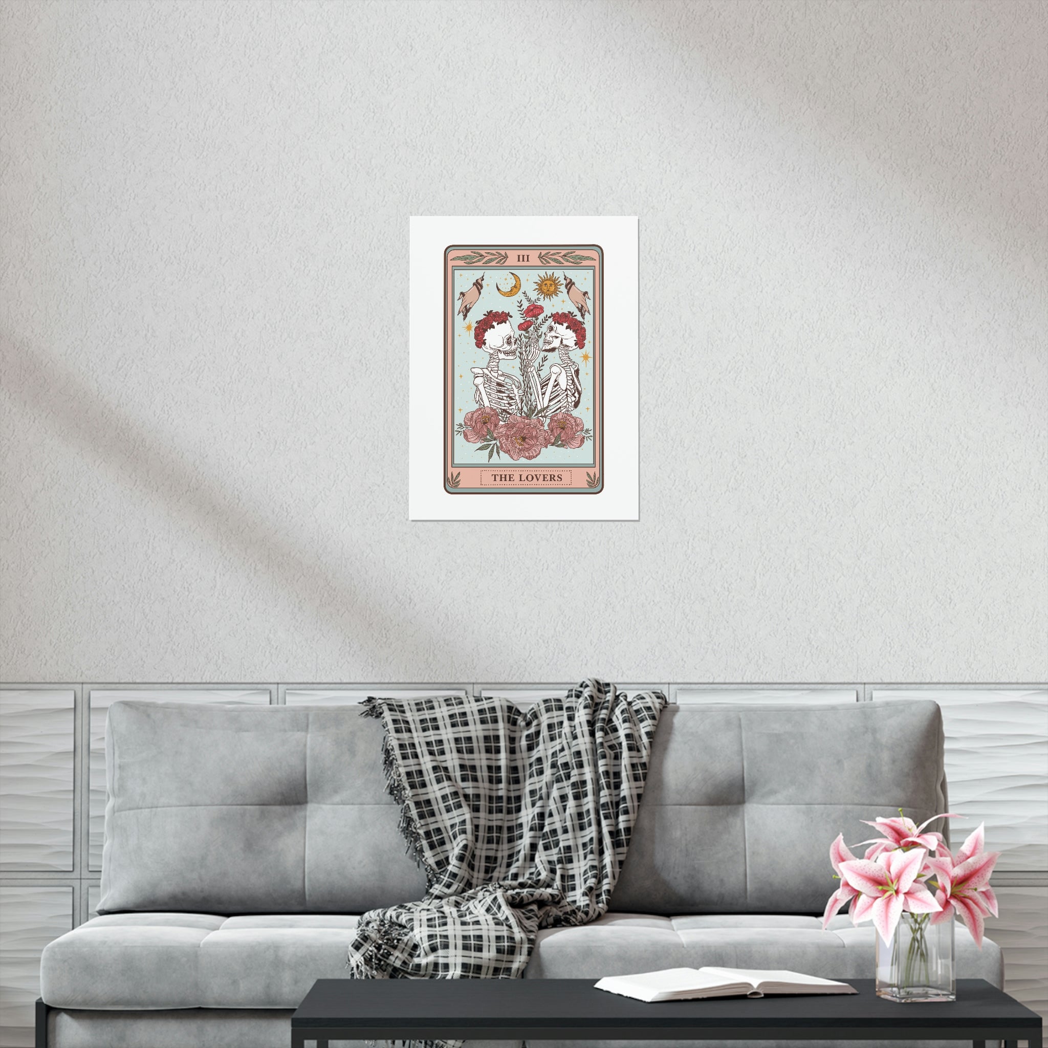 THE LOVERS (female/female) // MATTE POSTER PRINT
