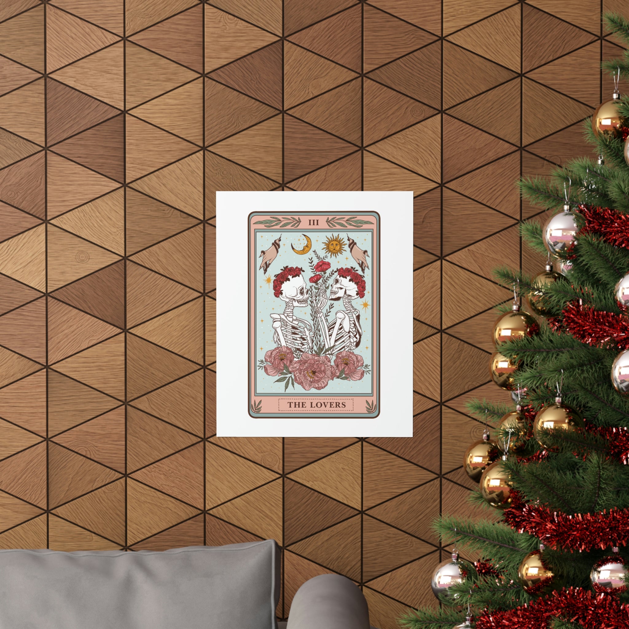 THE LOVERS (female/female) // MATTE POSTER PRINT