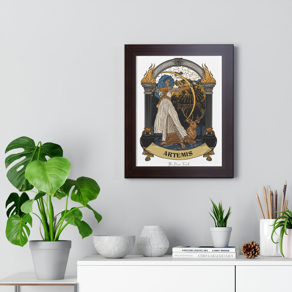 ARTEMIS // FRAMED POSTER PRINT