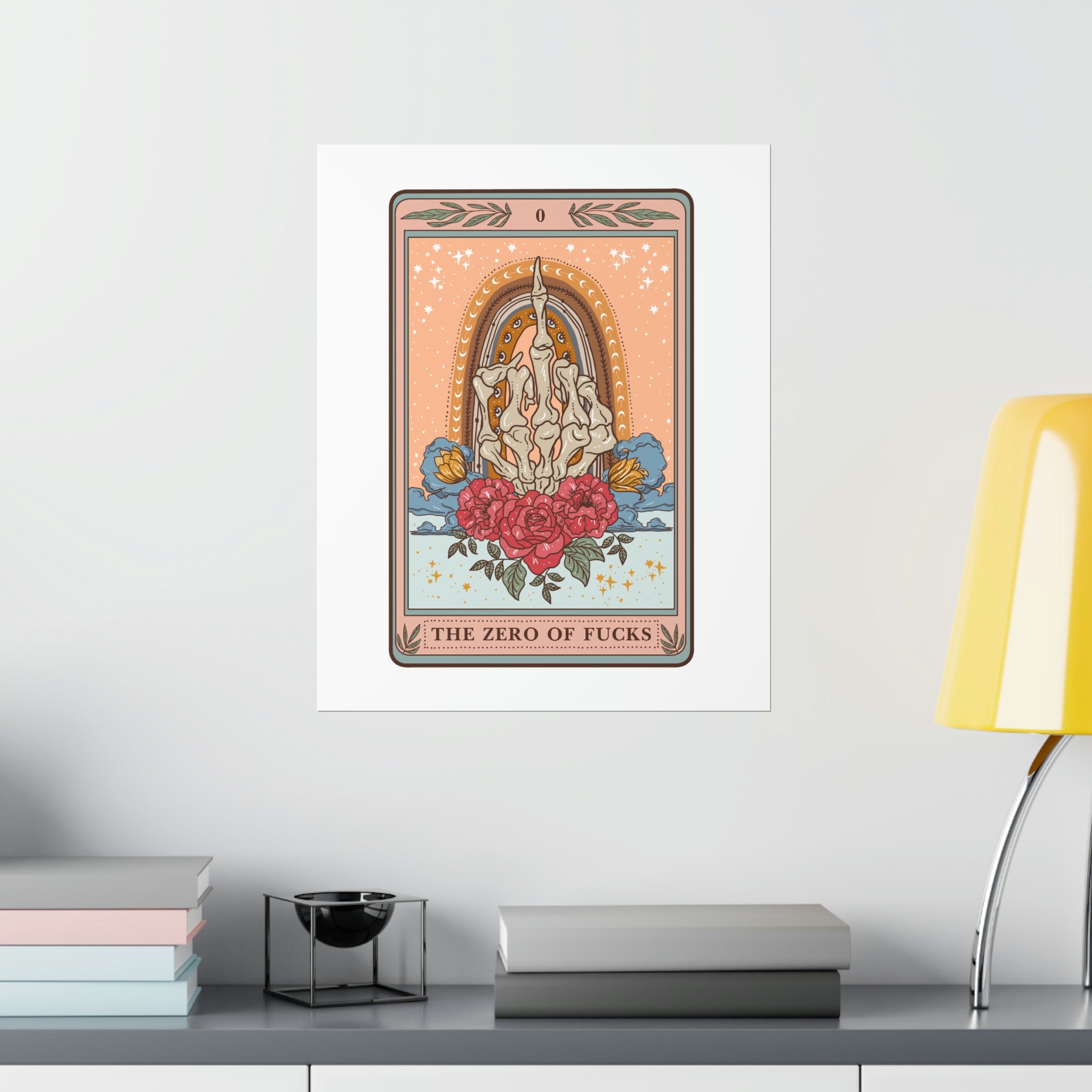 THE ZERO OF FUCKS // MATTE POSTER PRINT