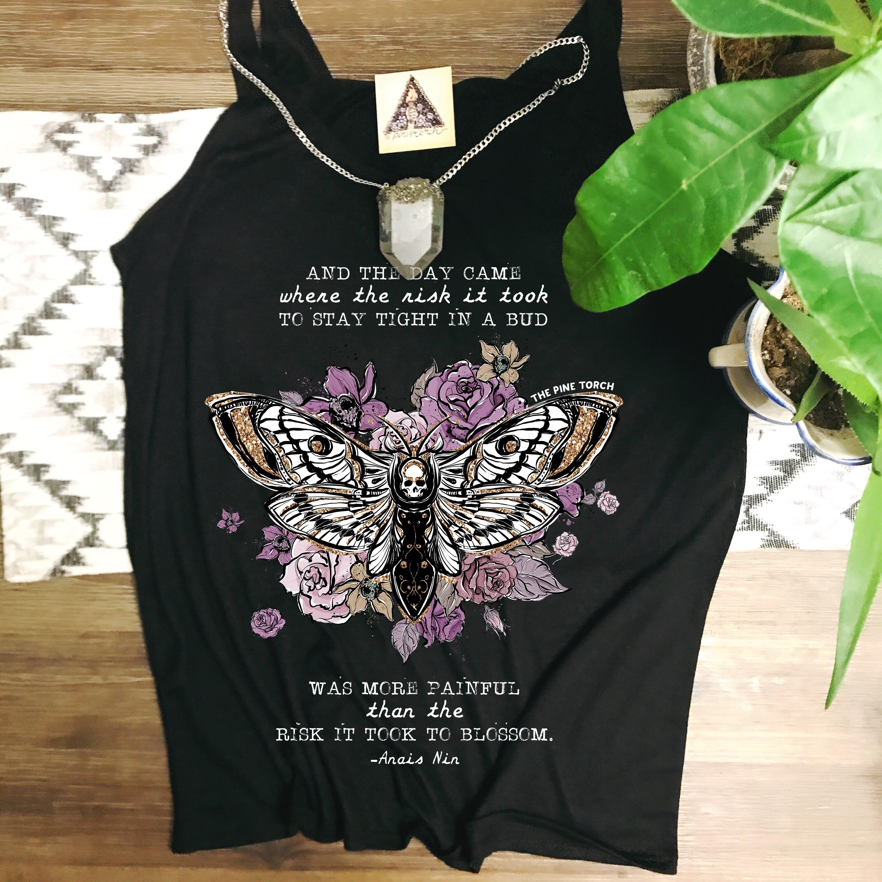« AND THE DAY CAME TO BLOSSOM » WOMEN'S SLOUCHY TANK