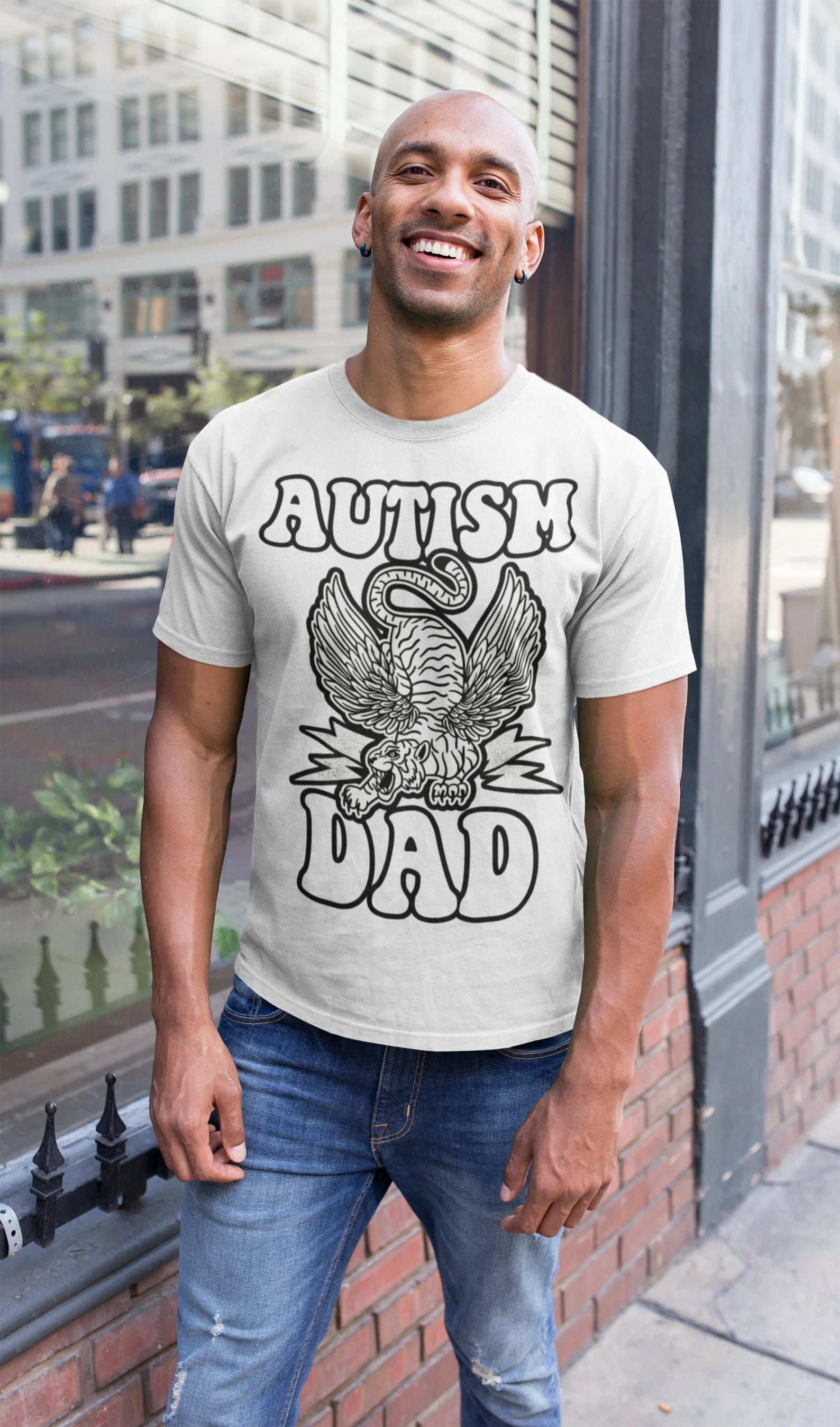 AUTISM DAD TIGER // UNISEX TEE